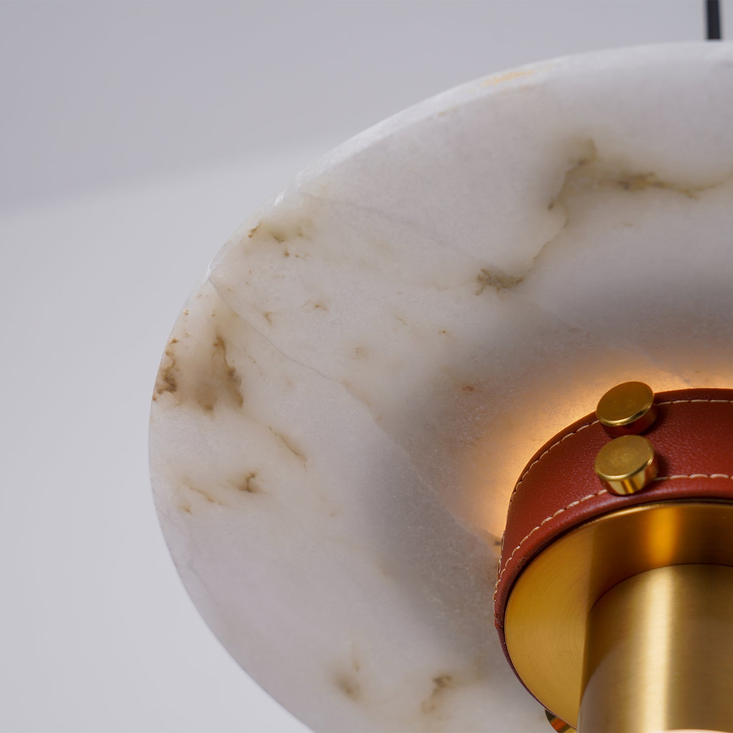 Jutta Pendant Lamp Marble Leather Fusion - Letslighting