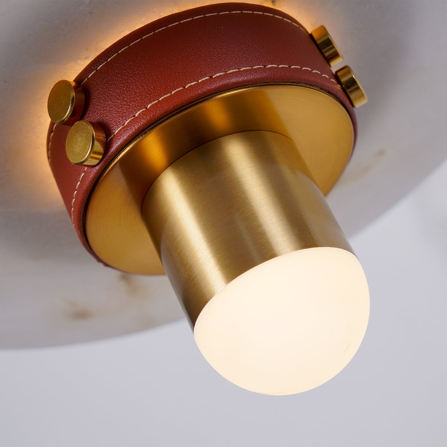 Jutta Pendant Lamp Marble Leather Fusion - Letslighting