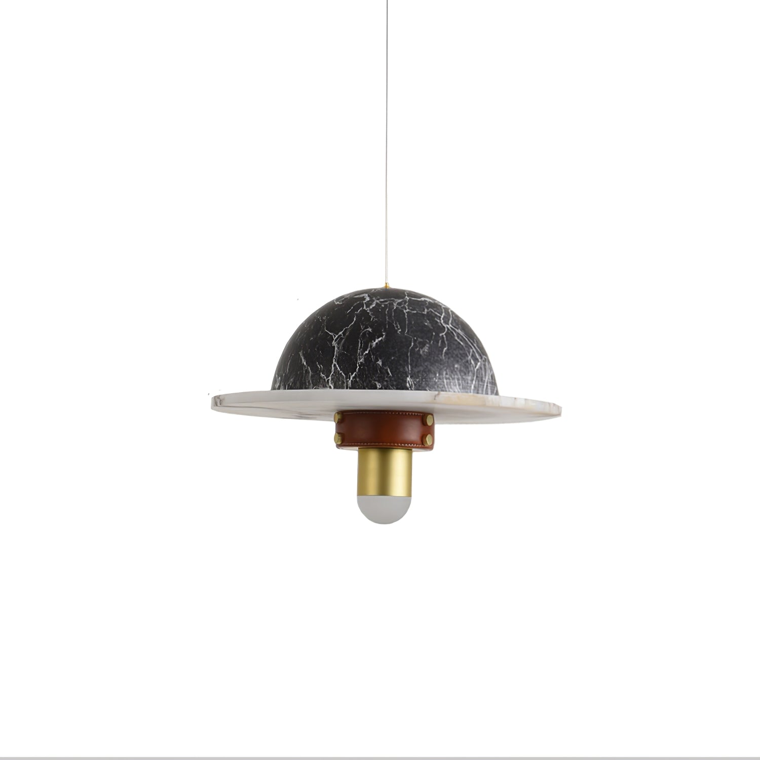 Jutta Pendant Lamp Marble Leather Fusion - Letslighting
