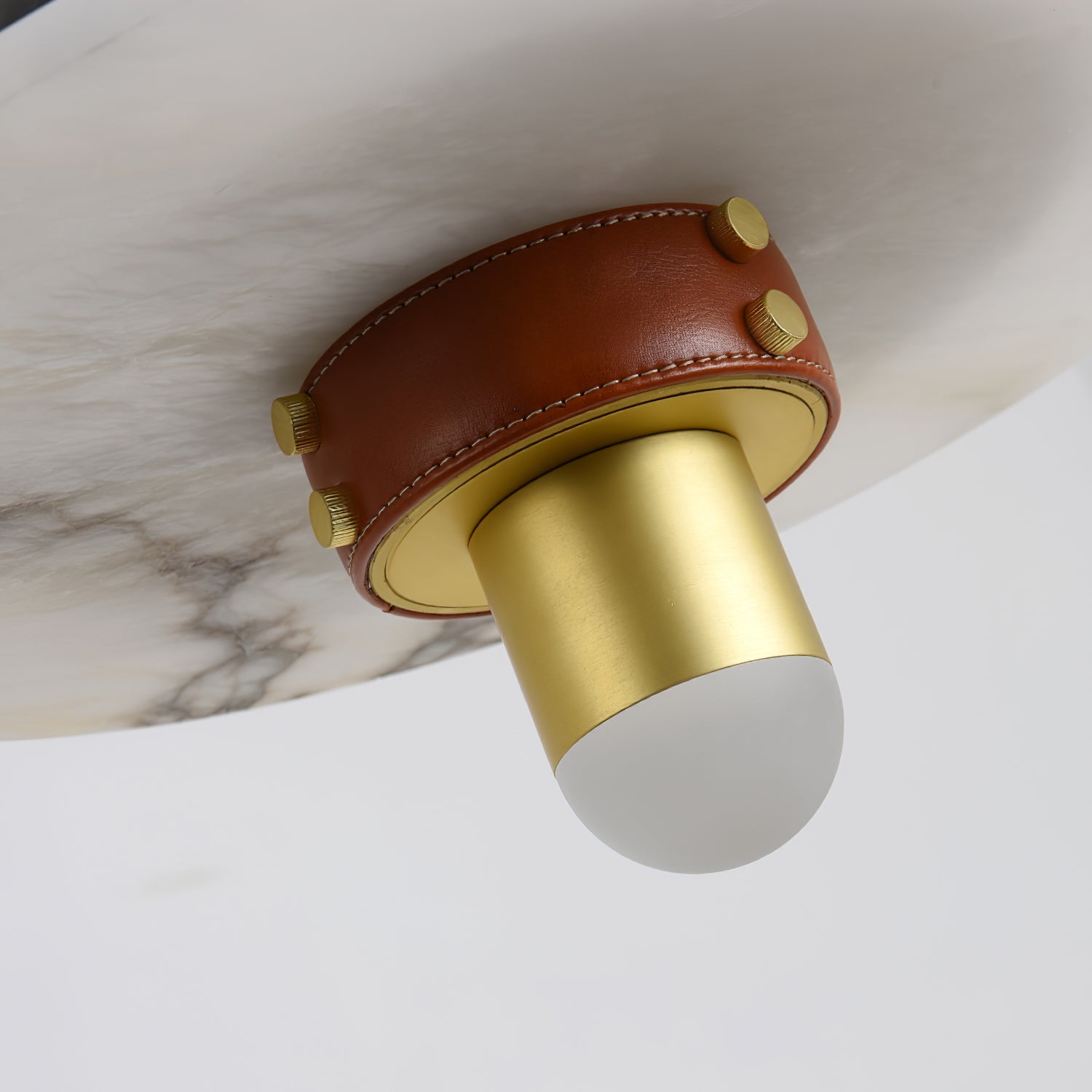 Jutta Pendant Lamp Marble Leather Fusion - Letslighting