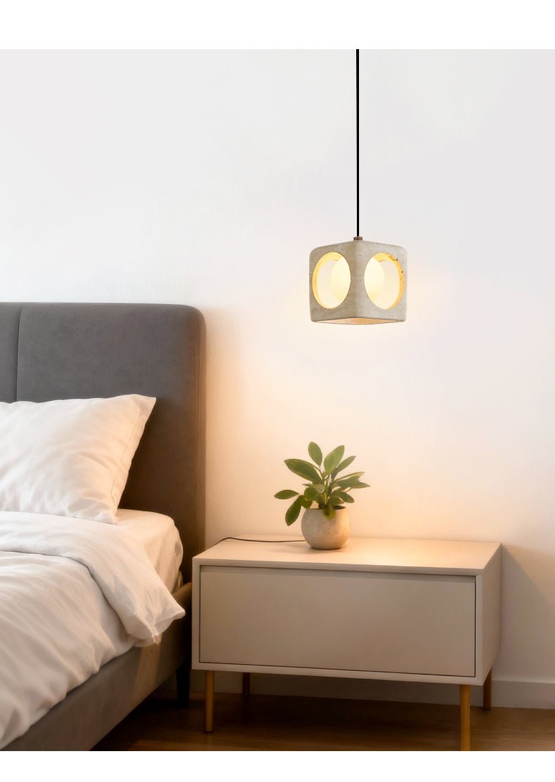 Kaelis Modern Travertine Pendant Light