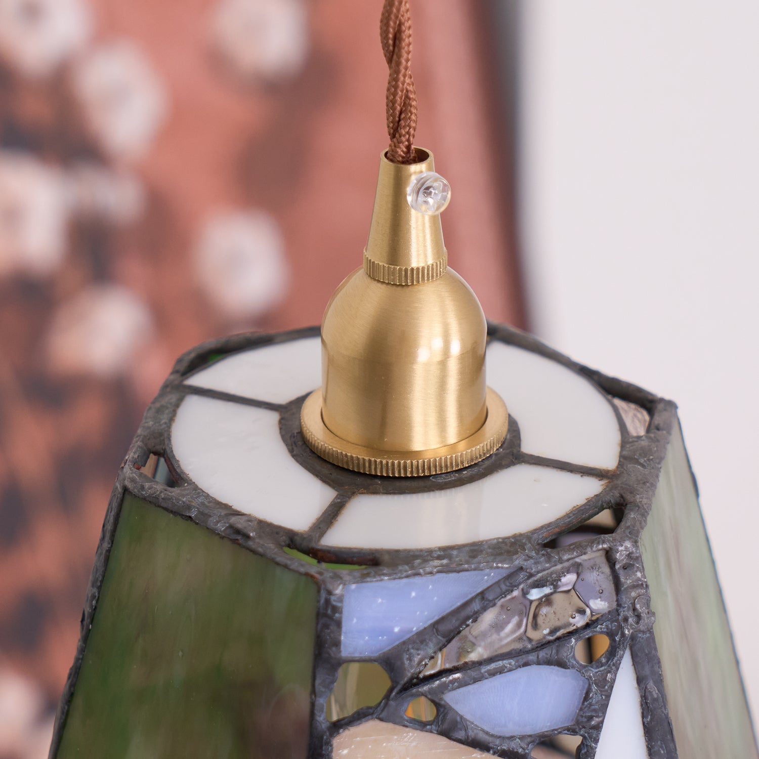 Mavine Tiffany-Style Stained Glass Pendant Light - Letslighting
