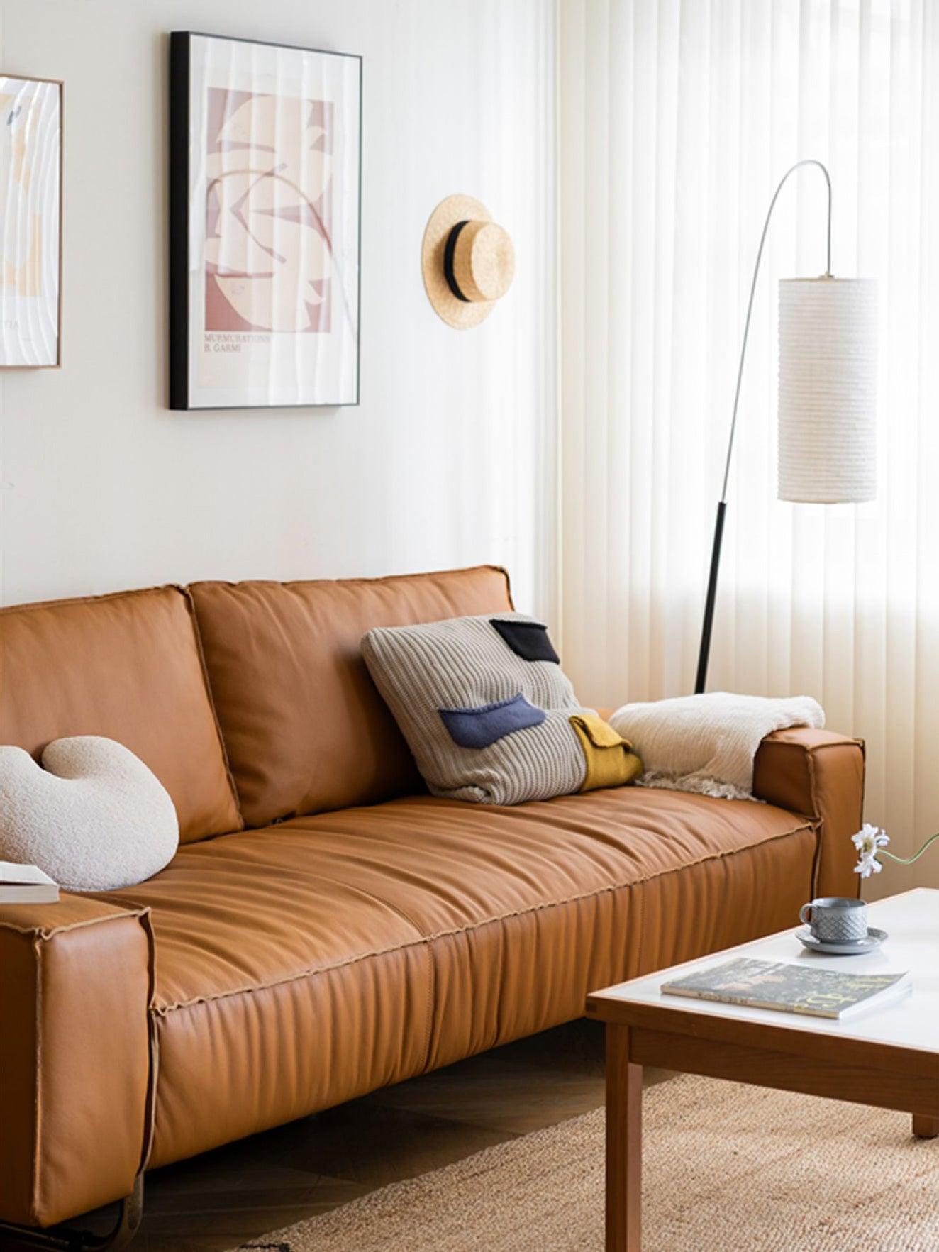 Crescent Contemporary Paper Floor Lamp - Letslighting