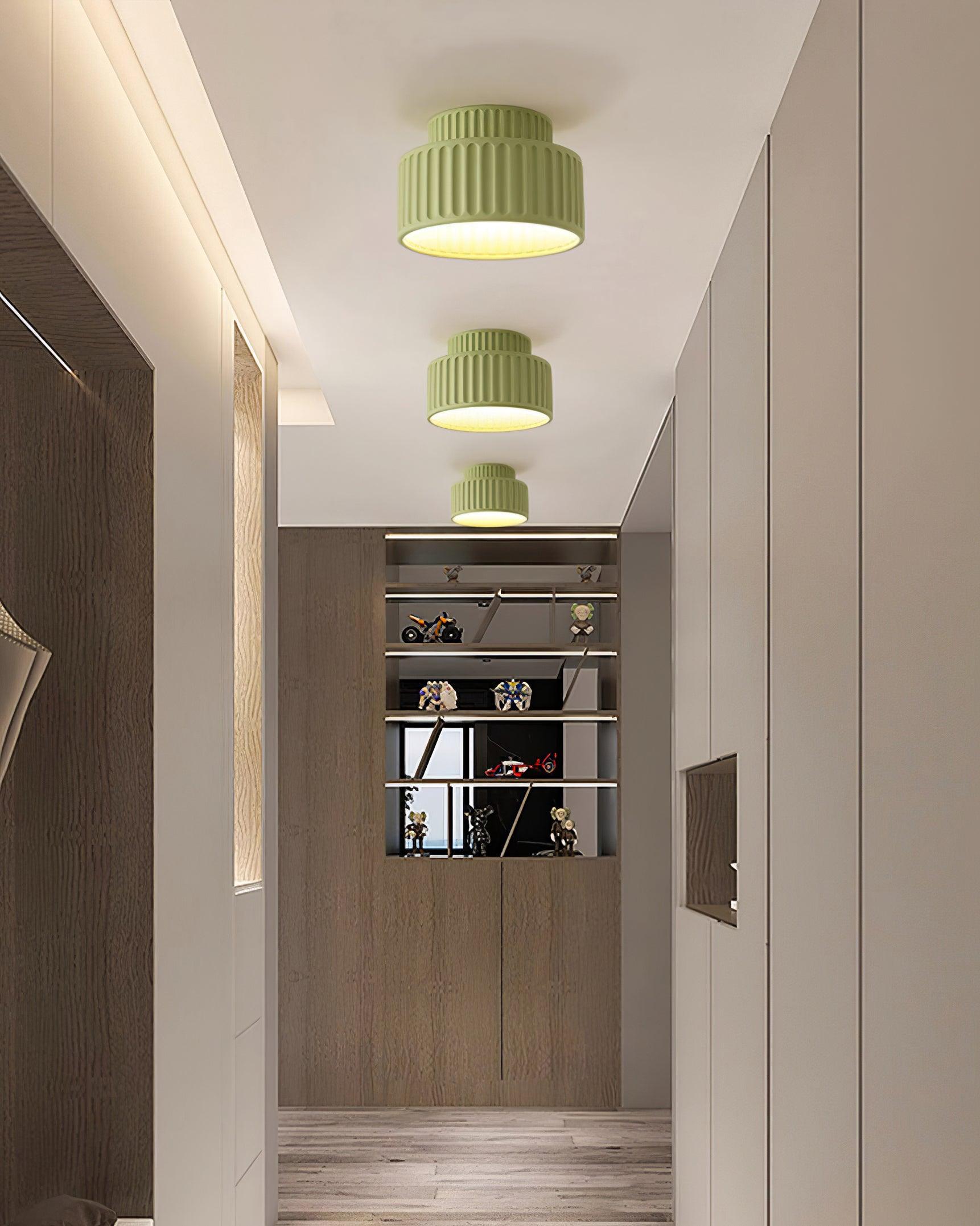 Terrena Ribbed Ceiling Light - Letslighting