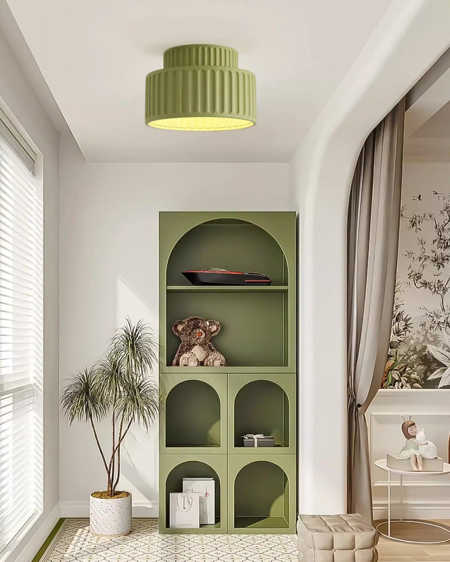 Terrena Ribbed Ceiling Light - Letslighting