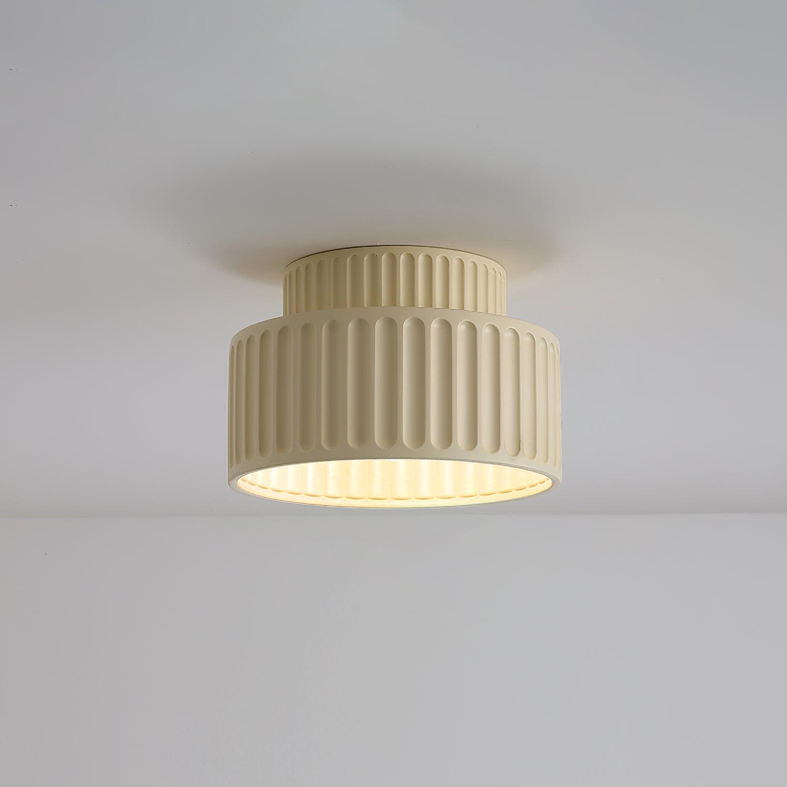 Terrena Ribbed Ceiling Light - Letslighting