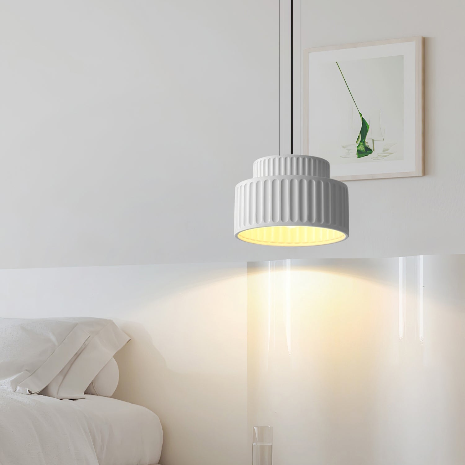 Terrena Ribbed Pendant Light - Letslighting
