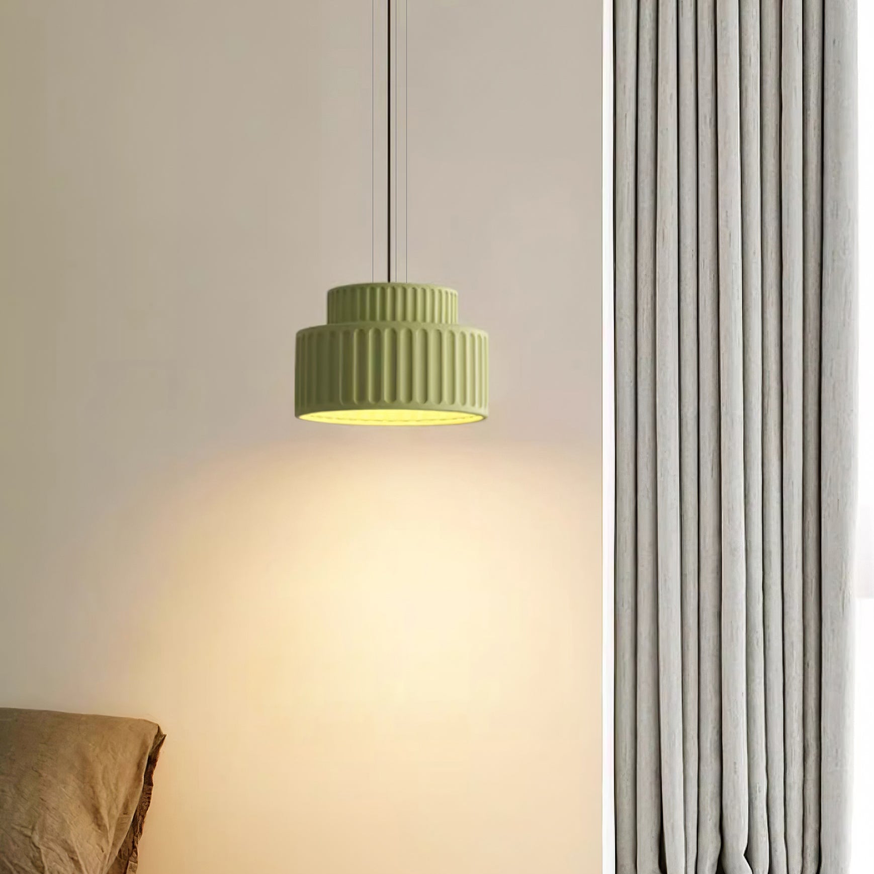 Terrena Ribbed Pendant Light - Letslighting
