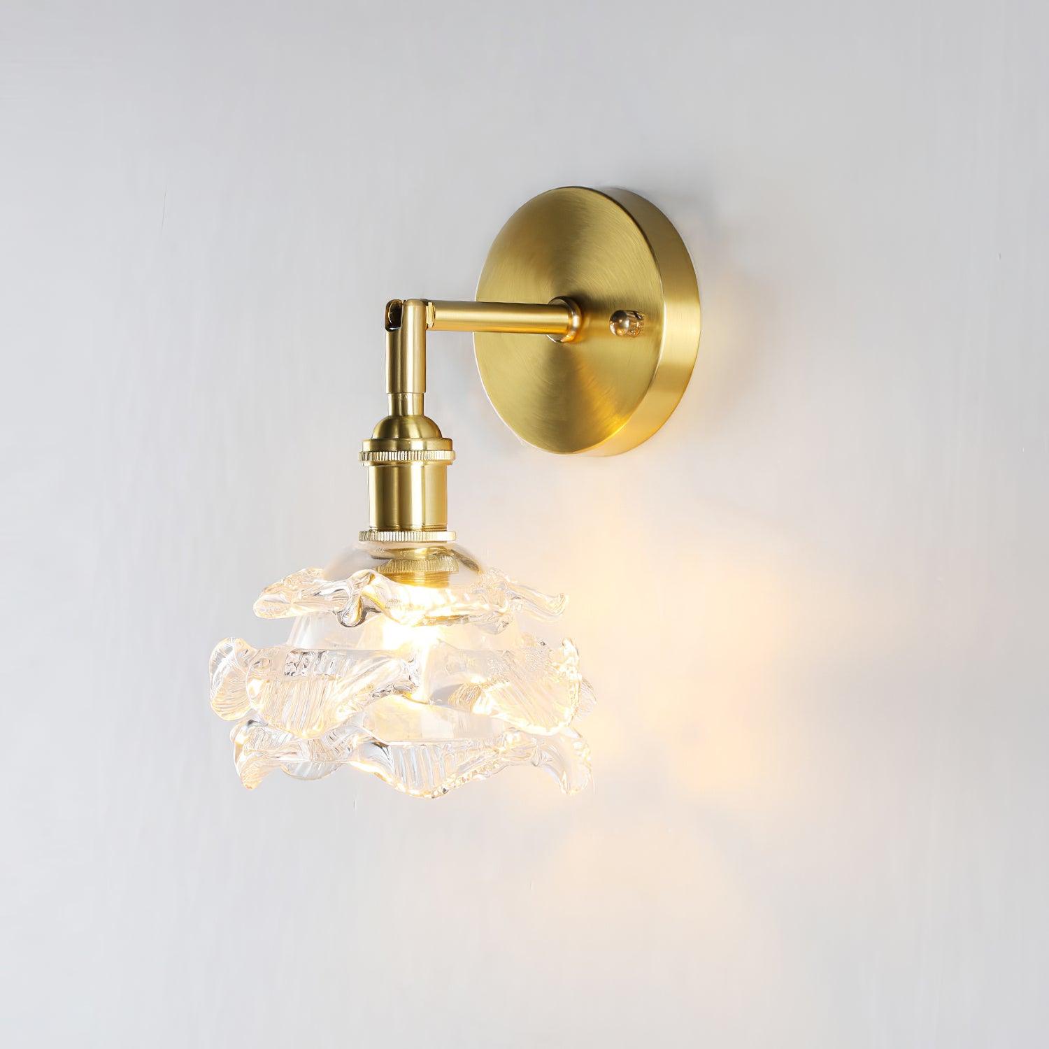 Petal Vintage Brass Wall Lamp - Letslighting