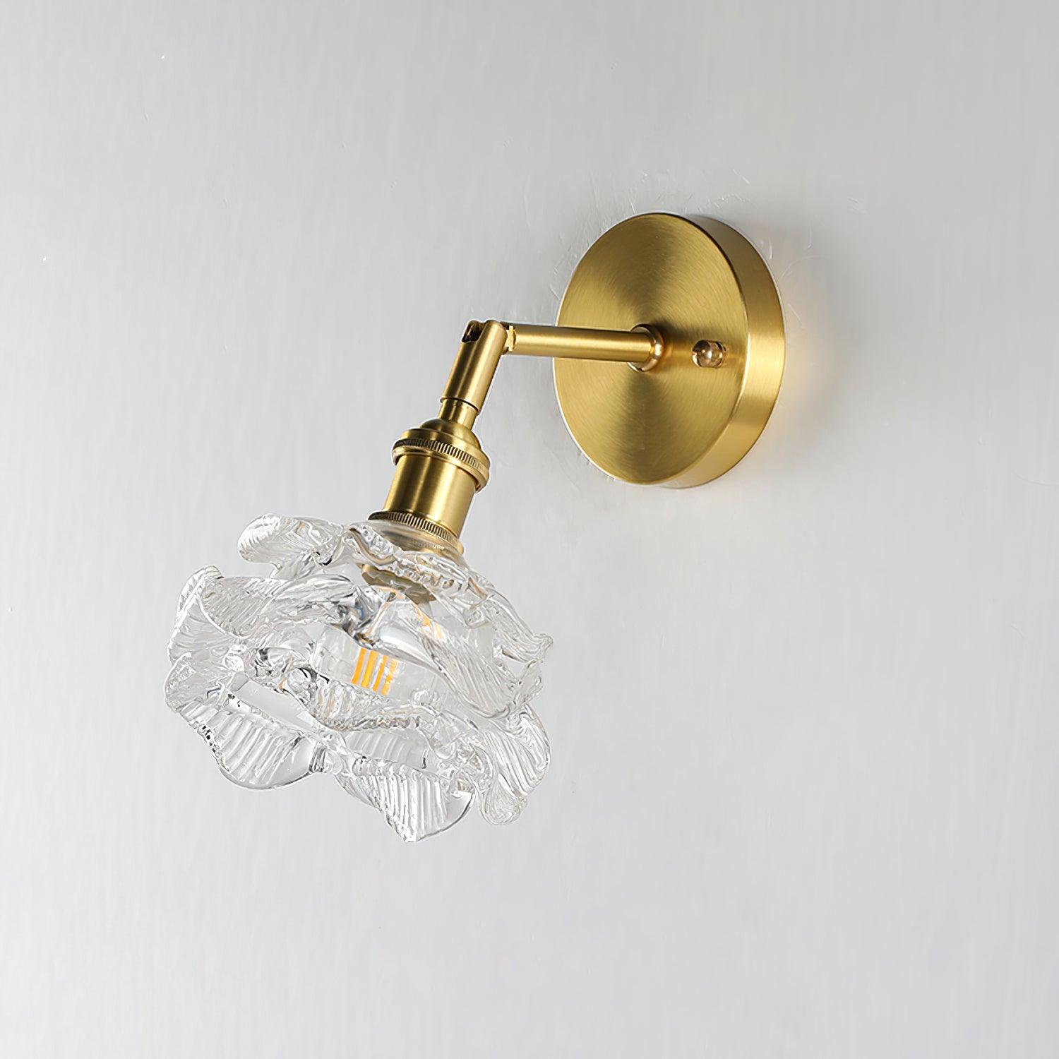 Petal Vintage Brass Wall Lamp - Letslighting