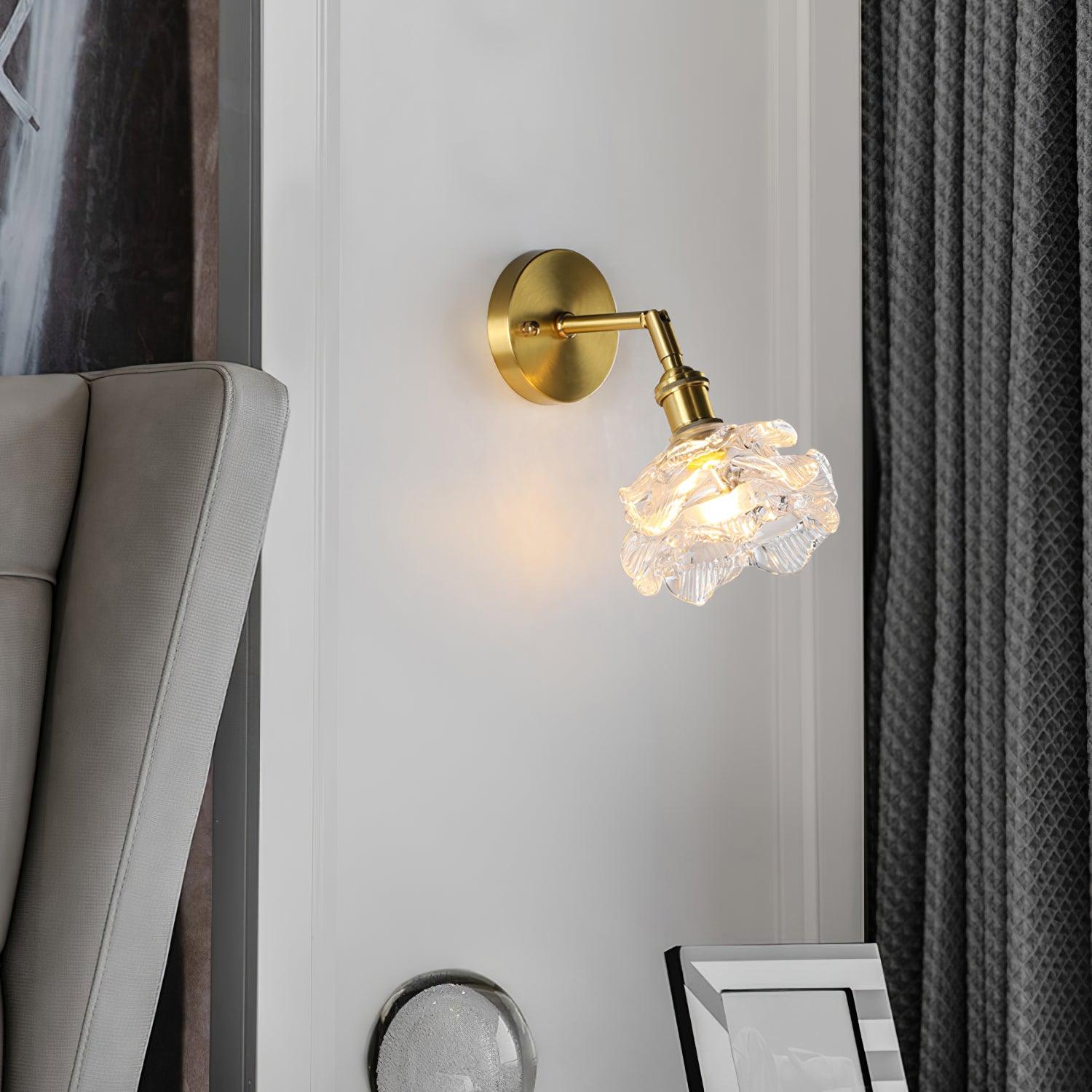 Petal Vintage Brass Wall Lamp - Letslighting