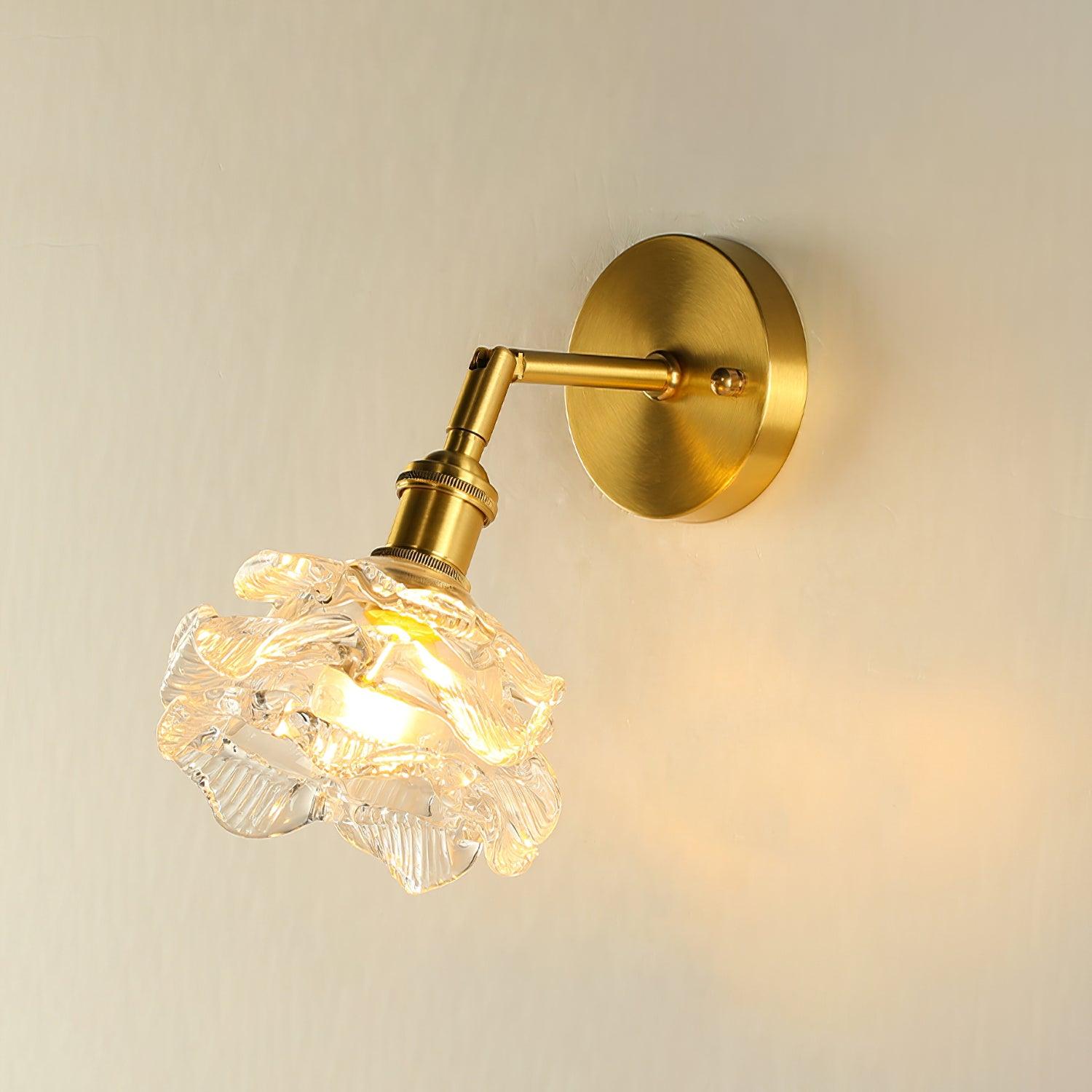 Petal Vintage Brass Wall Lamp - Letslighting