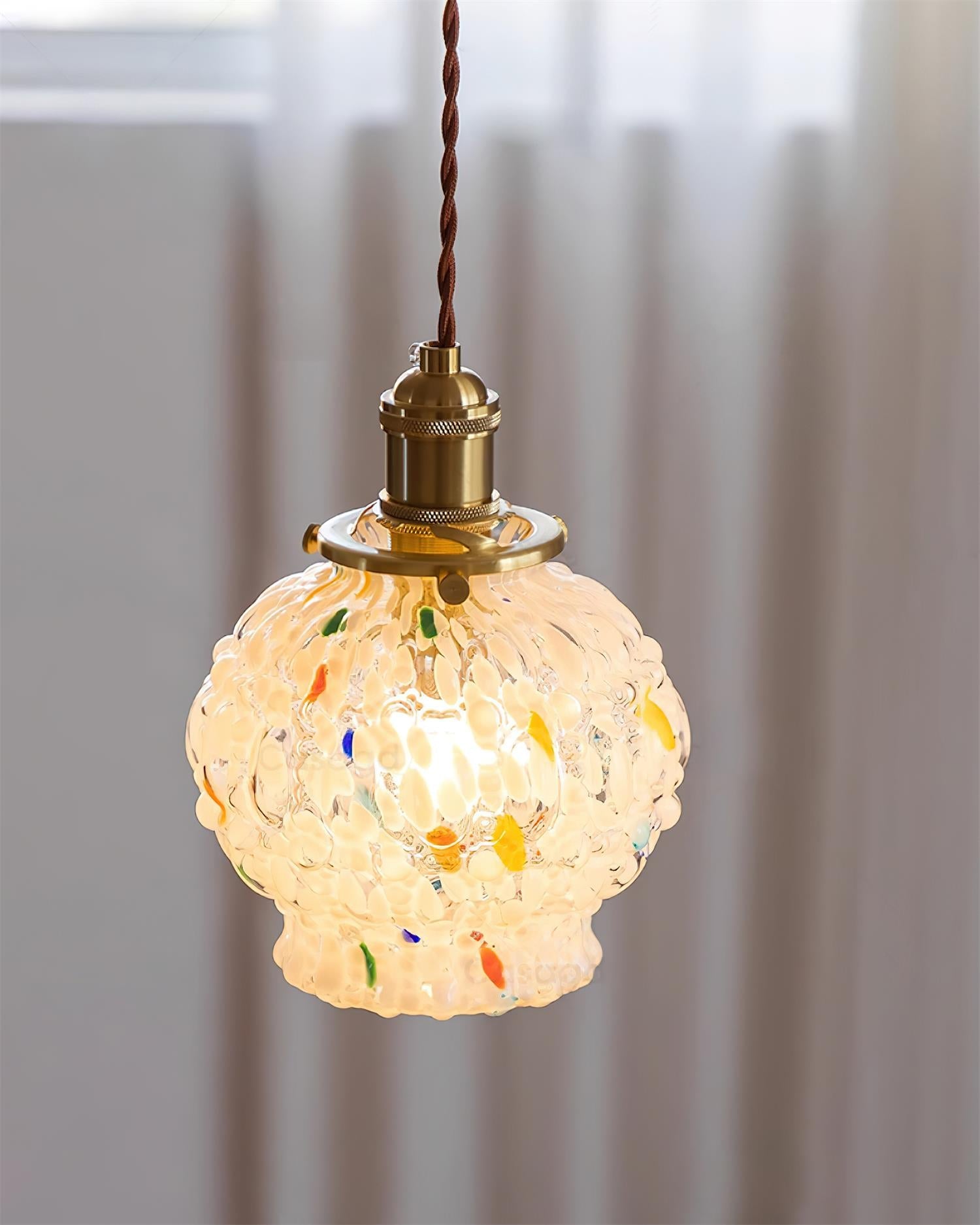 Jovik Textured Glass Pendant Light - Letslighting