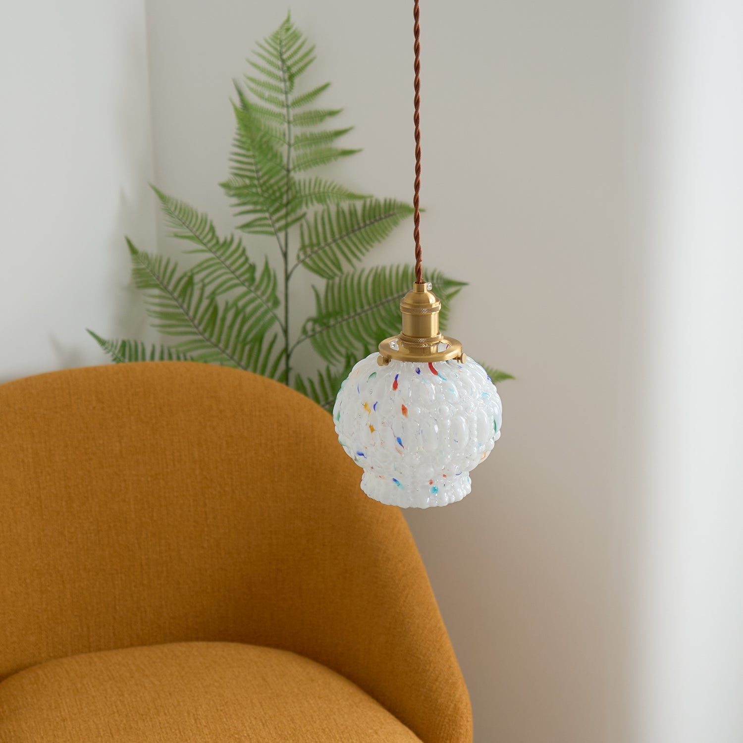 Jovik Textured Glass Pendant Light - Letslighting