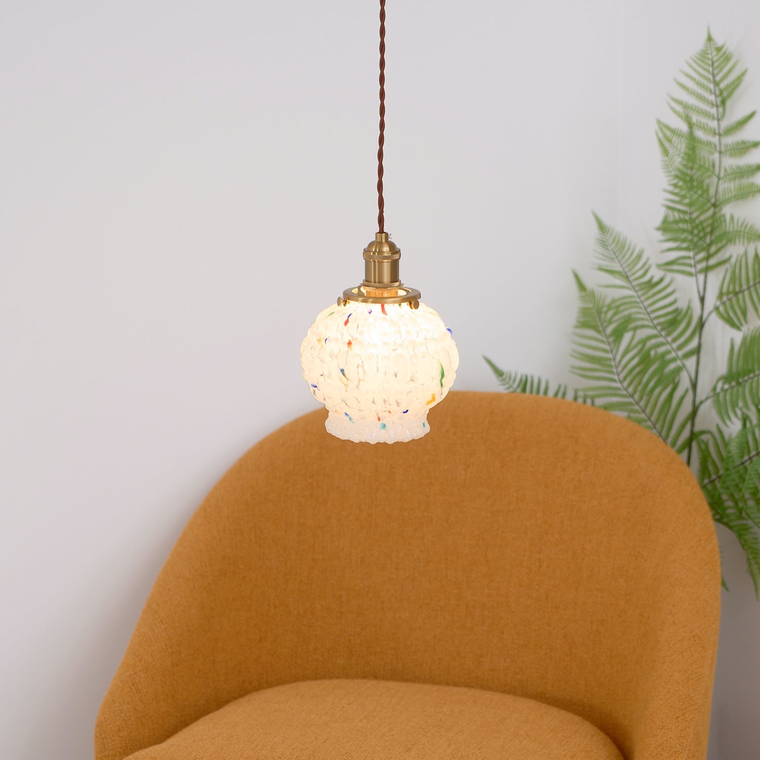 Jovik Textured Glass Pendant Light - Letslighting