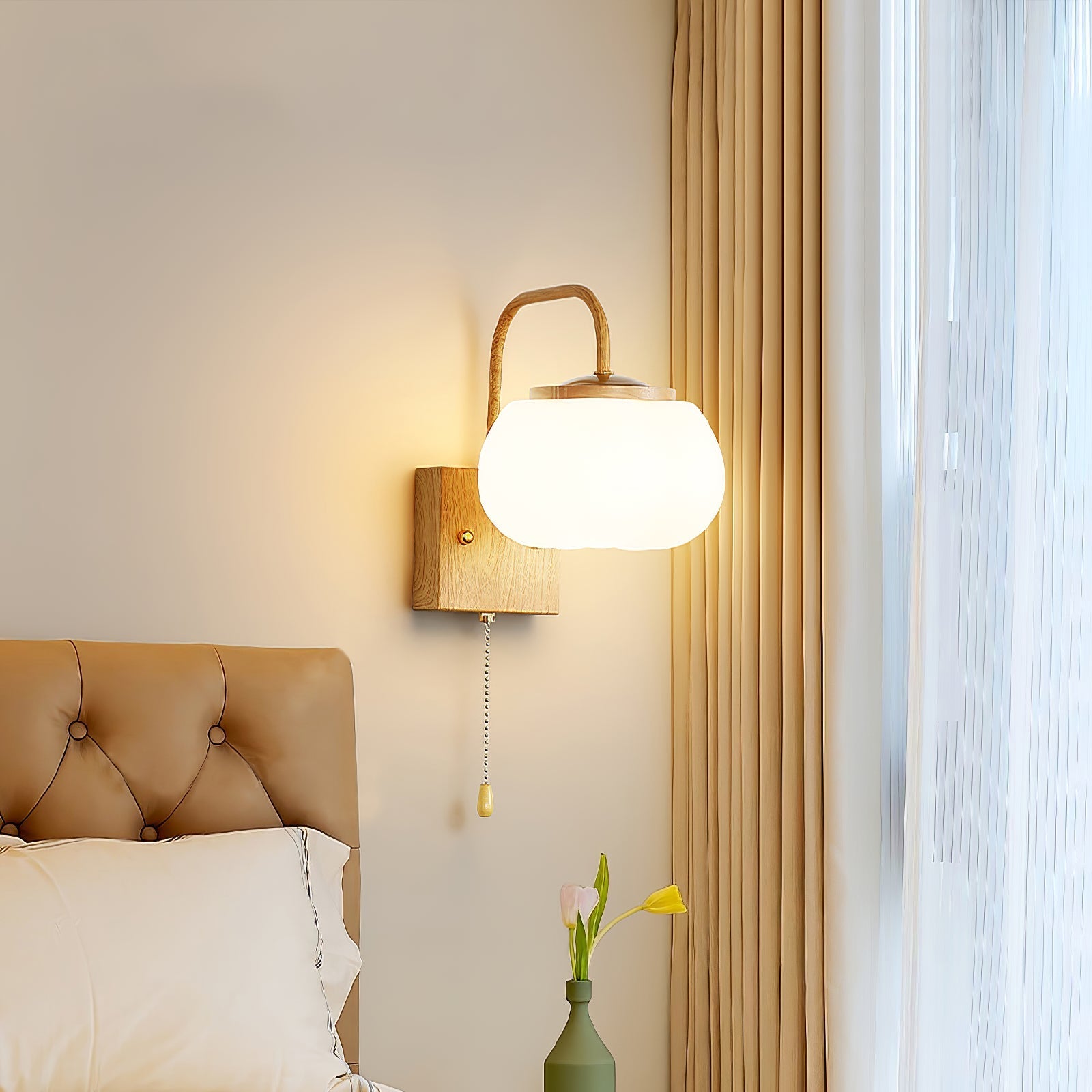 Eurrinis Elegance Flower Plastic Wall Lamp - Letslighting