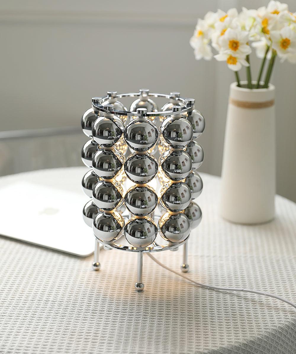 Lirra Steel Futuristic Table Lamp - Letslighting