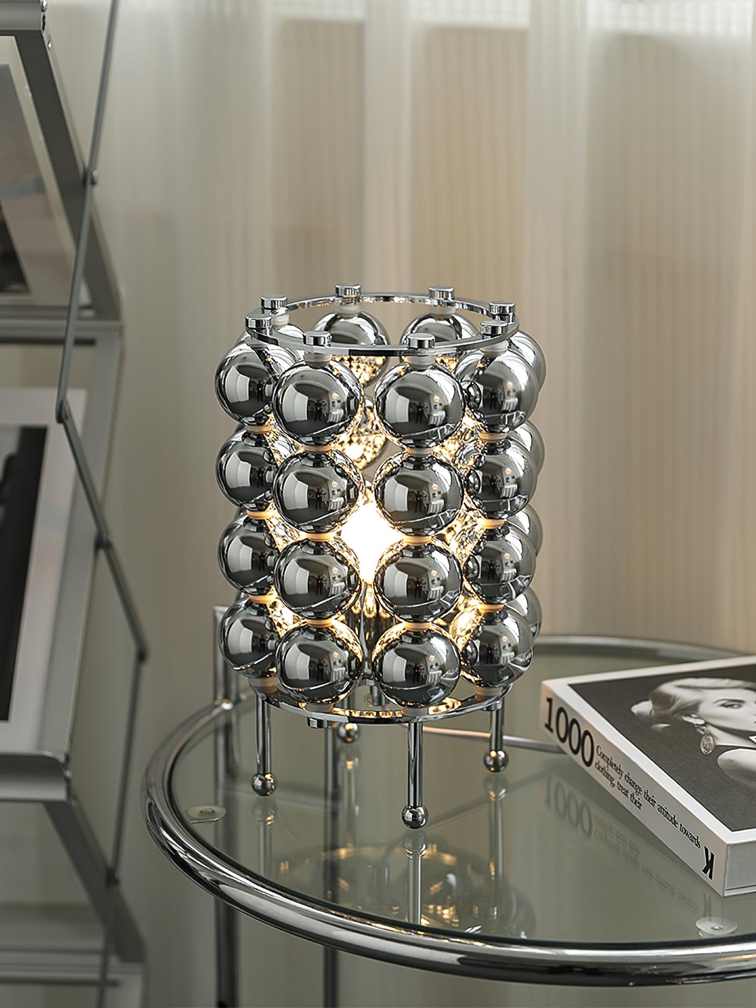 Lirra Steel Futuristic Table Lamp - Letslighting