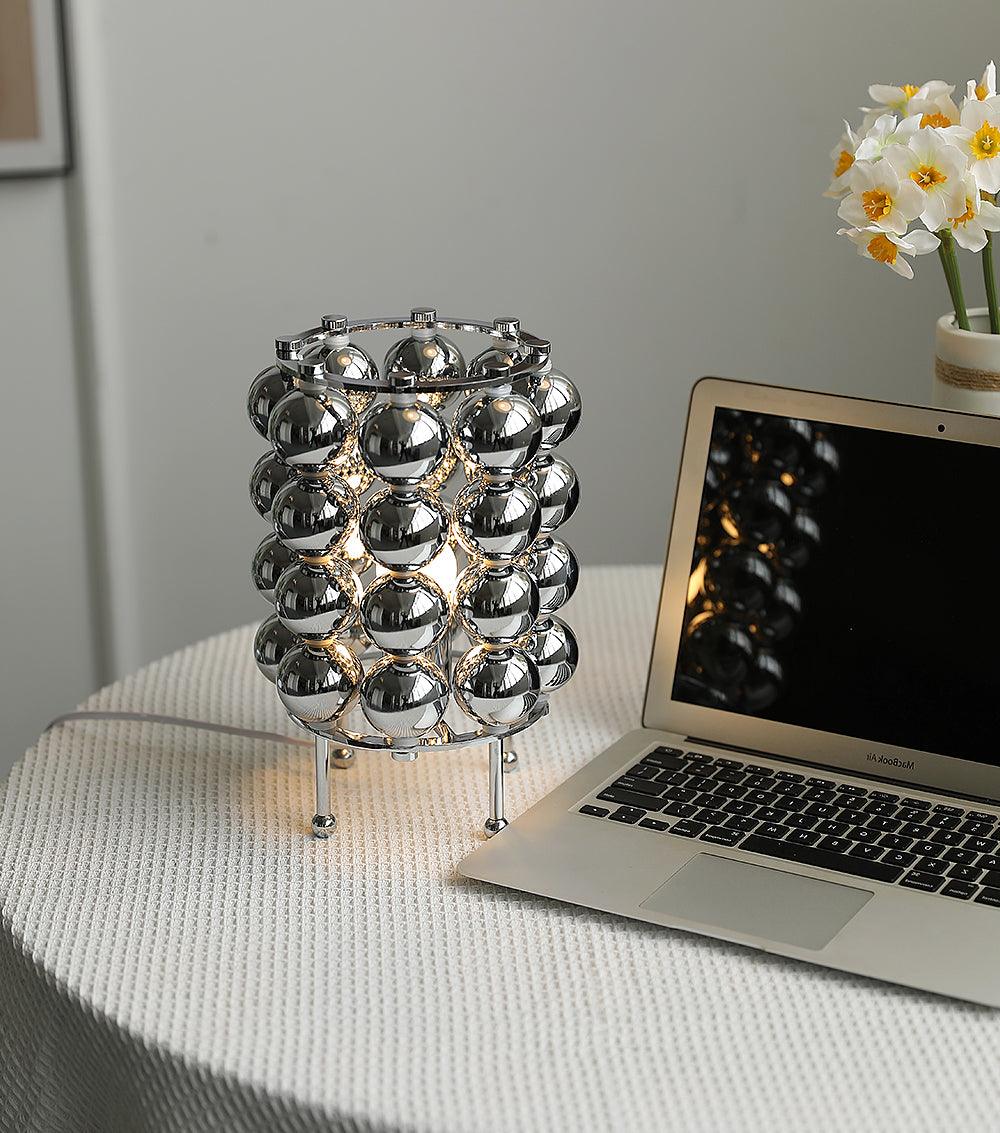 Lirra Steel Futuristic Table Lamp - Letslighting