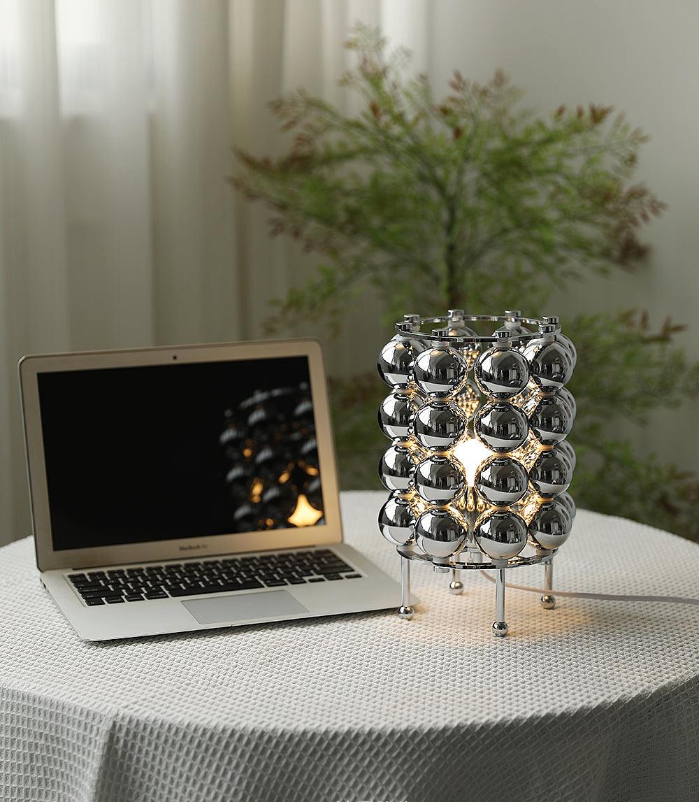 Lirra Steel Futuristic Table Lamp - Letslighting