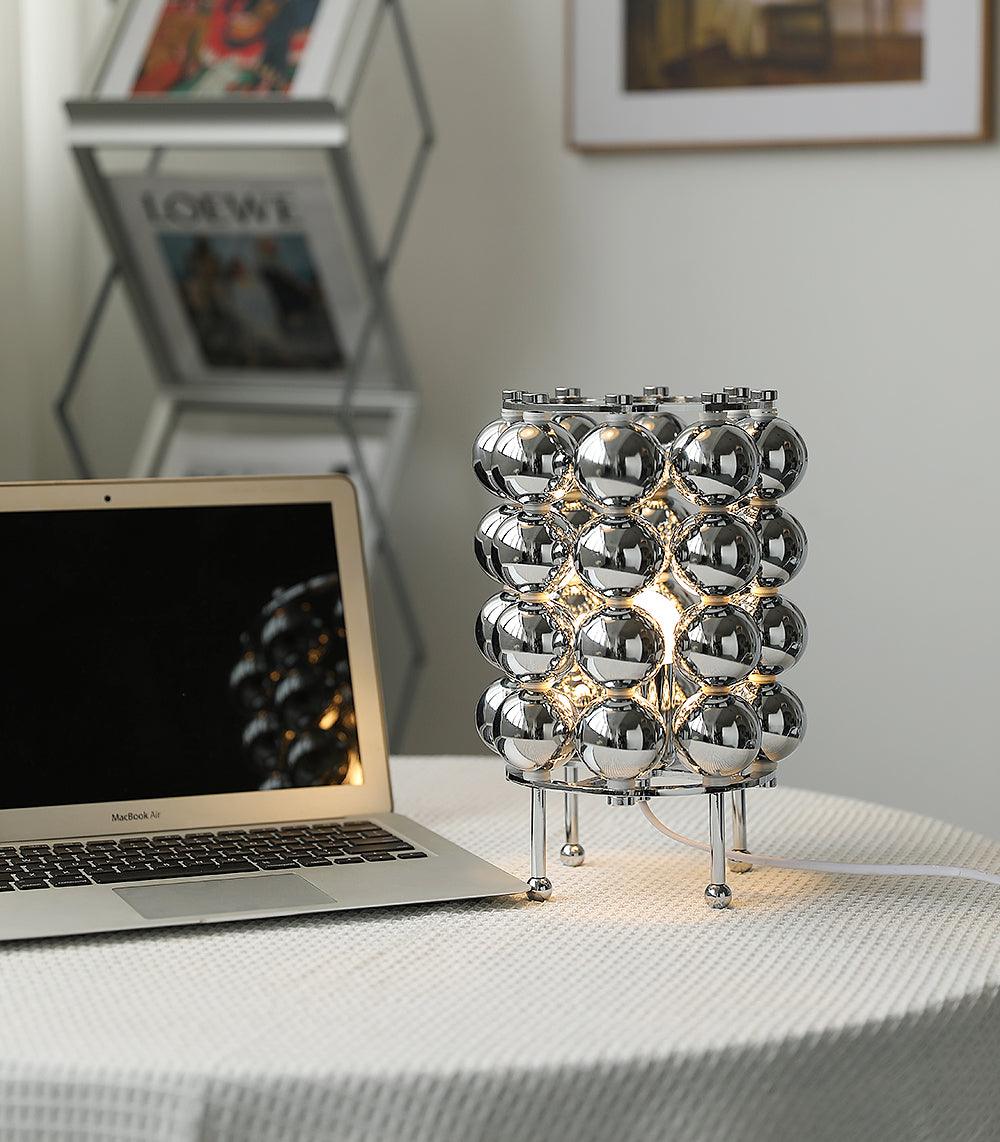 Lirra Steel Futuristic Table Lamp - Letslighting