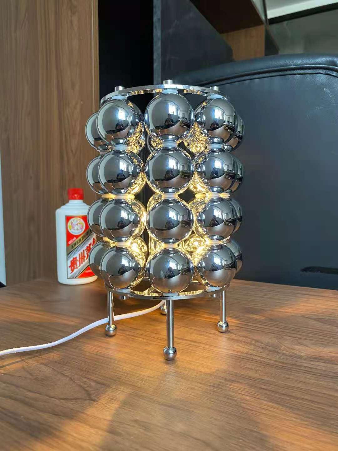 Lirra Steel Futuristic Table Lamp - Letslighting