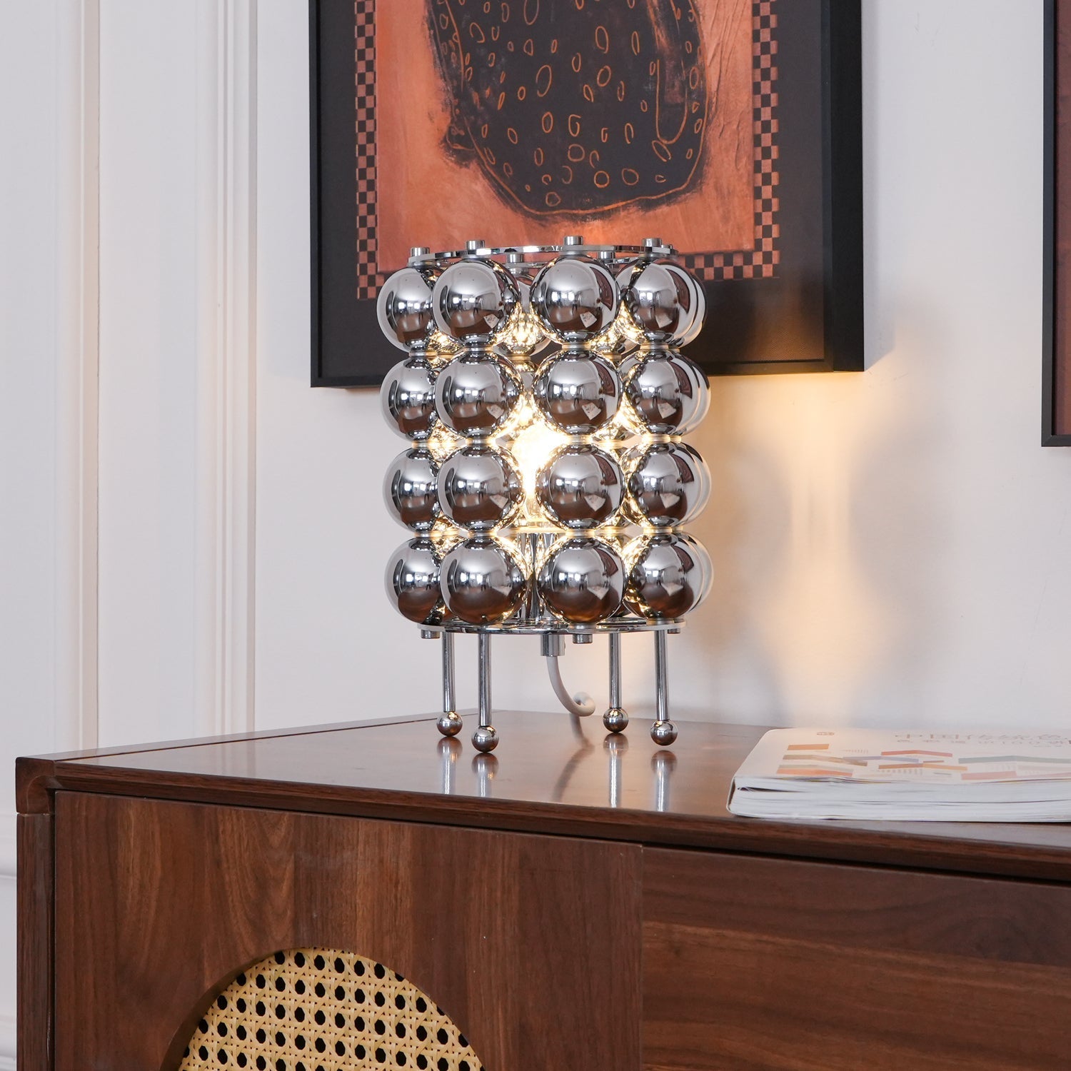 Lirra Steel Futuristic Table Lamp - Letslighting