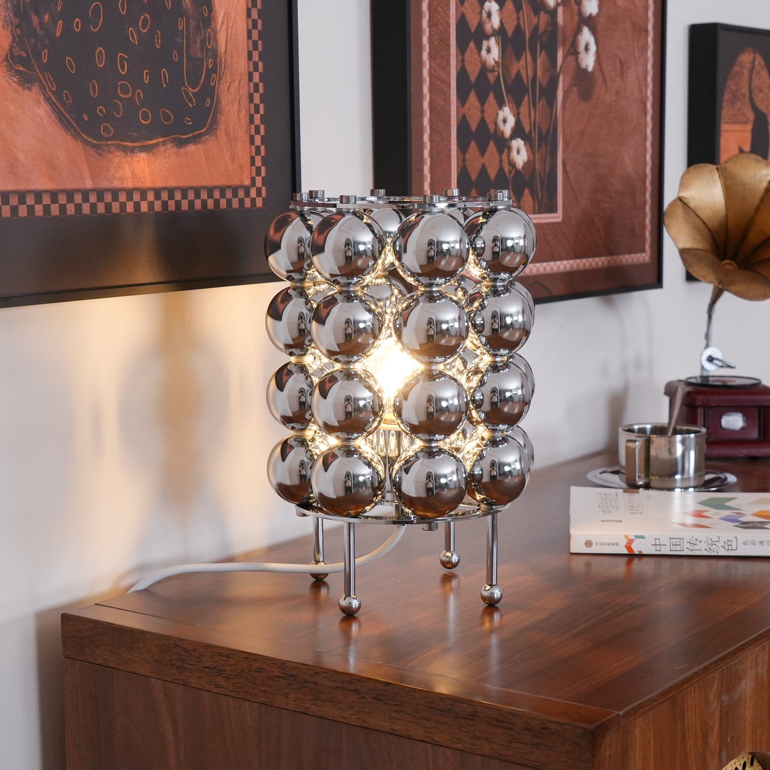 Lirra Steel Futuristic Table Lamp - Letslighting