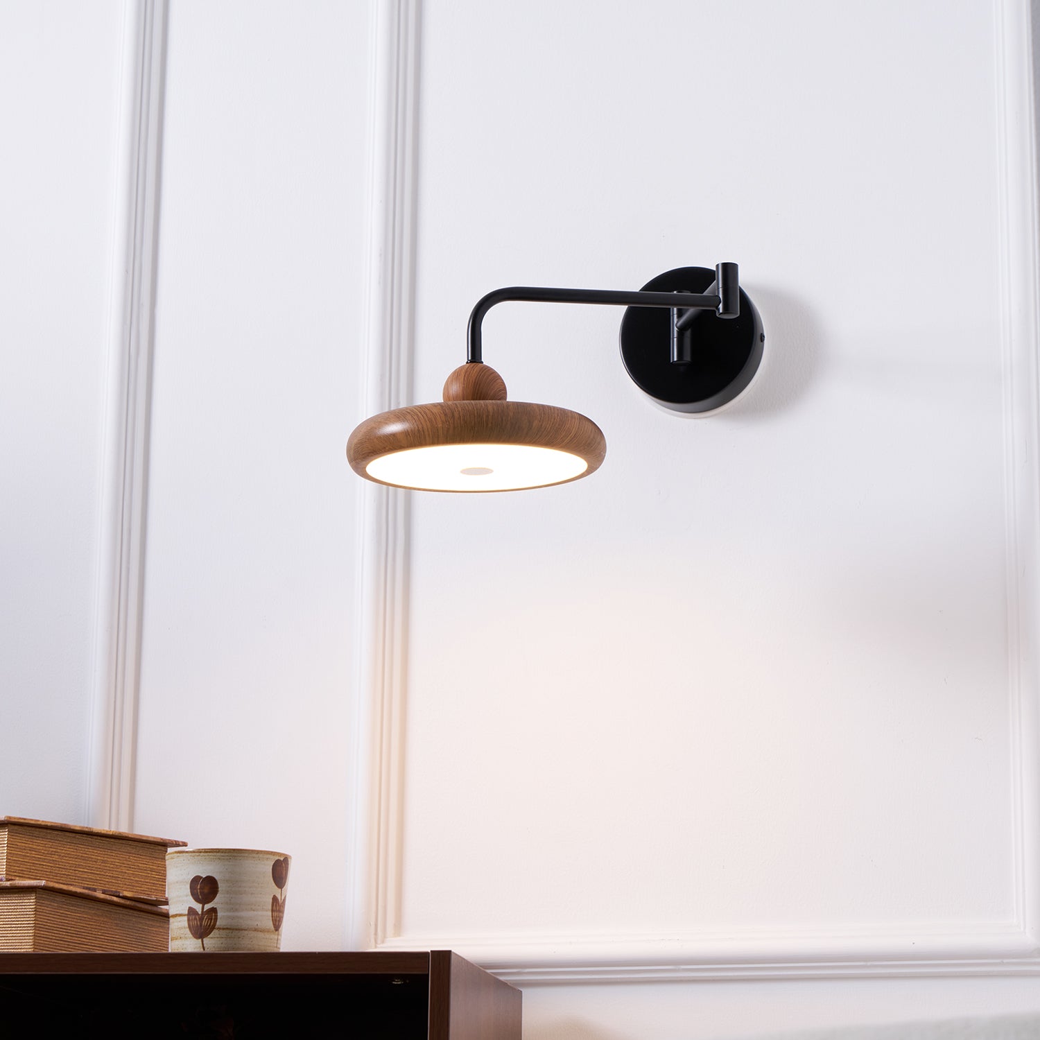 Karlin Modern Acrylic & Metal Wall Light