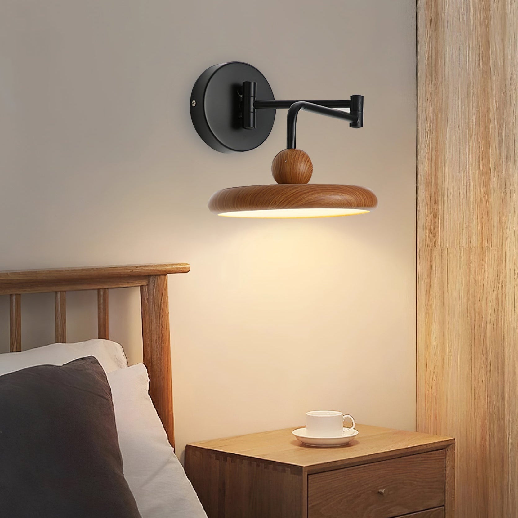 Arden Adjustable Plug-In /Hardwire Wall Lamp - Letslighting