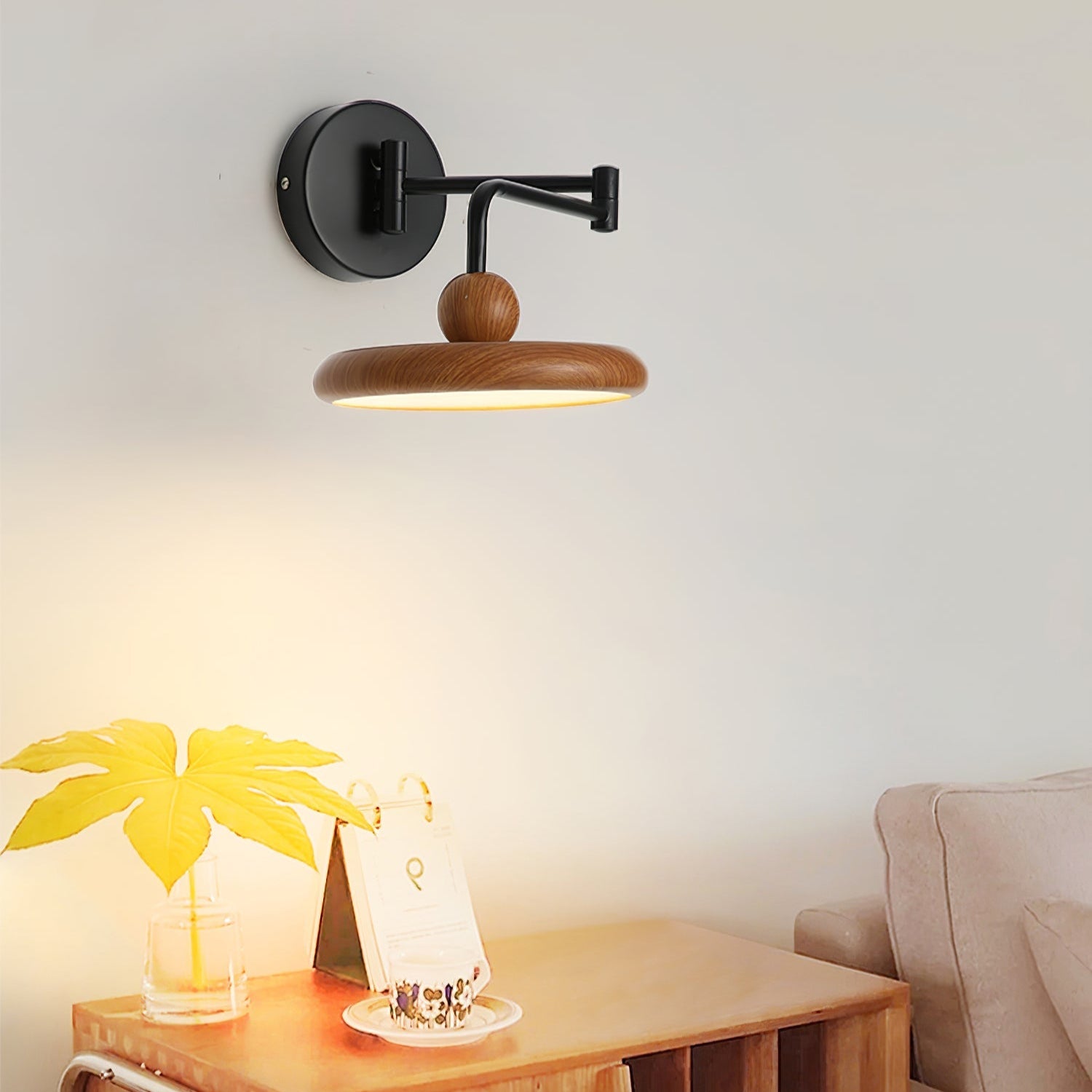 Arden Adjustable Plug-In /Hardwire Wall Lamp - Letslighting