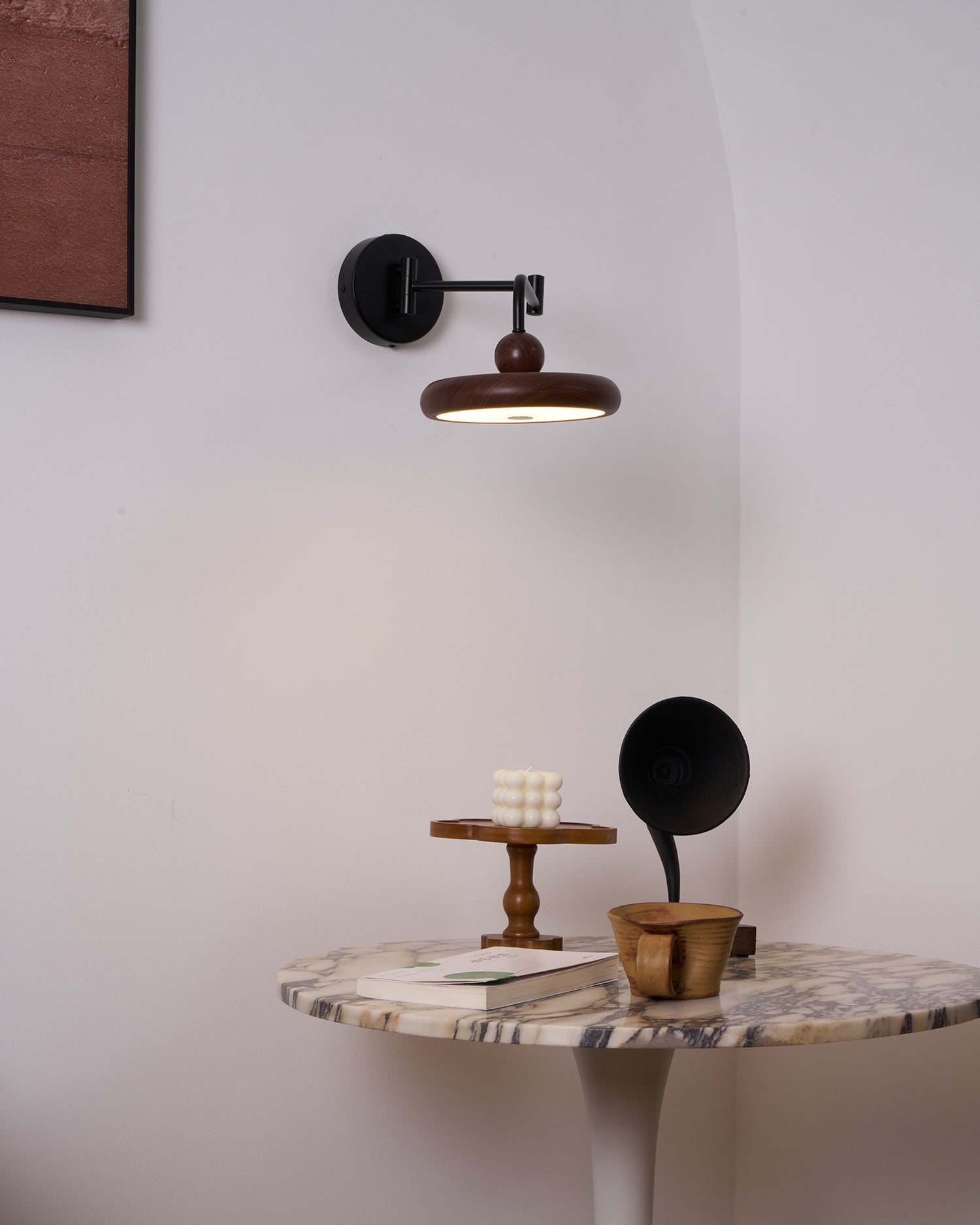 Karlin Modern Acrylic & Metal Wall Light