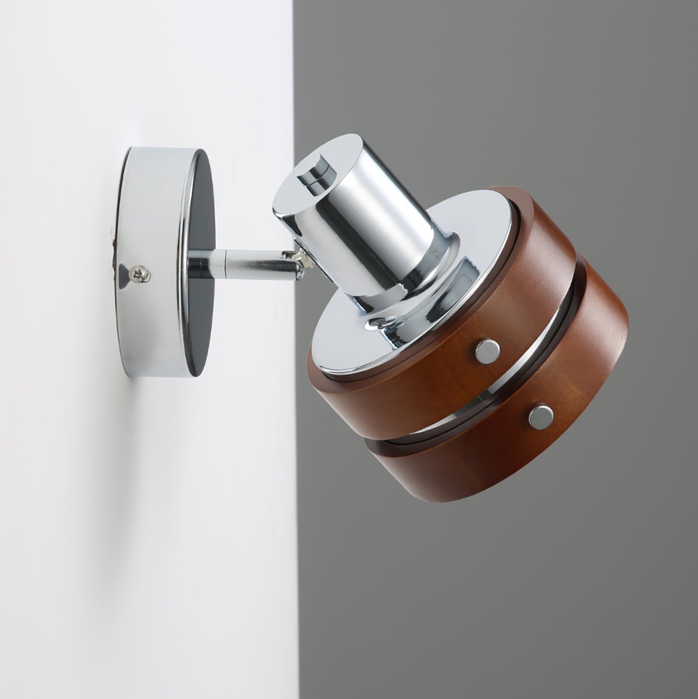 Zanorir Premium Nordic Art Walnut Wall Lamp - Letslighting