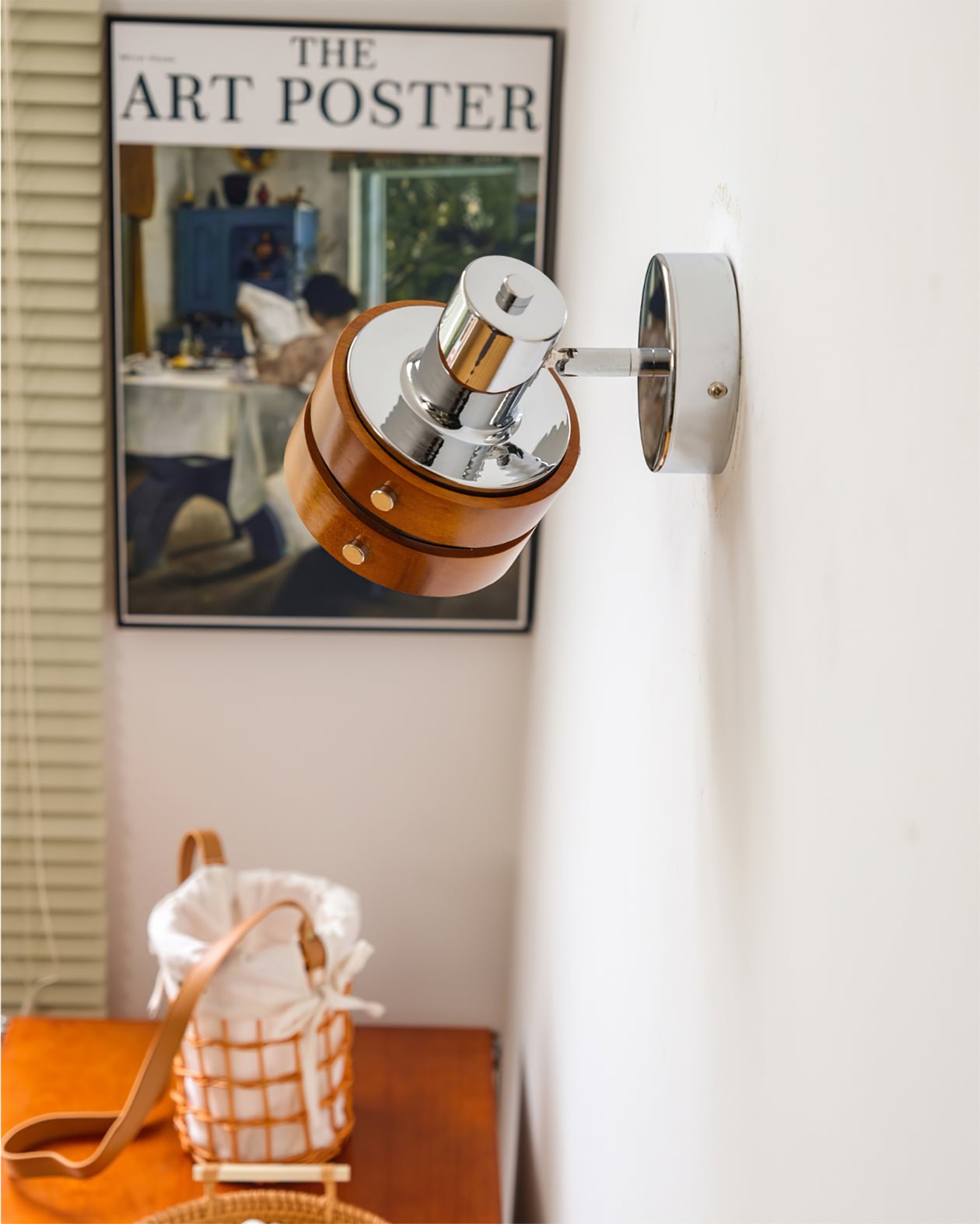 Zanorir Premium Nordic Art Walnut Wall Lamp - Letslighting
