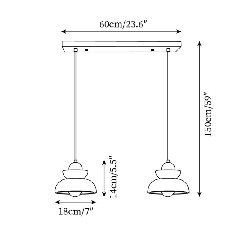 Pendant Lamp Travertine Shade Wood Modern Nordic Beige Walnut - Letslighting