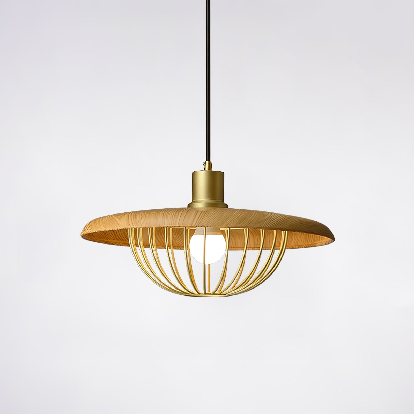 Elanora Wood Retro Vintage Pendant Lamp - Letslighting