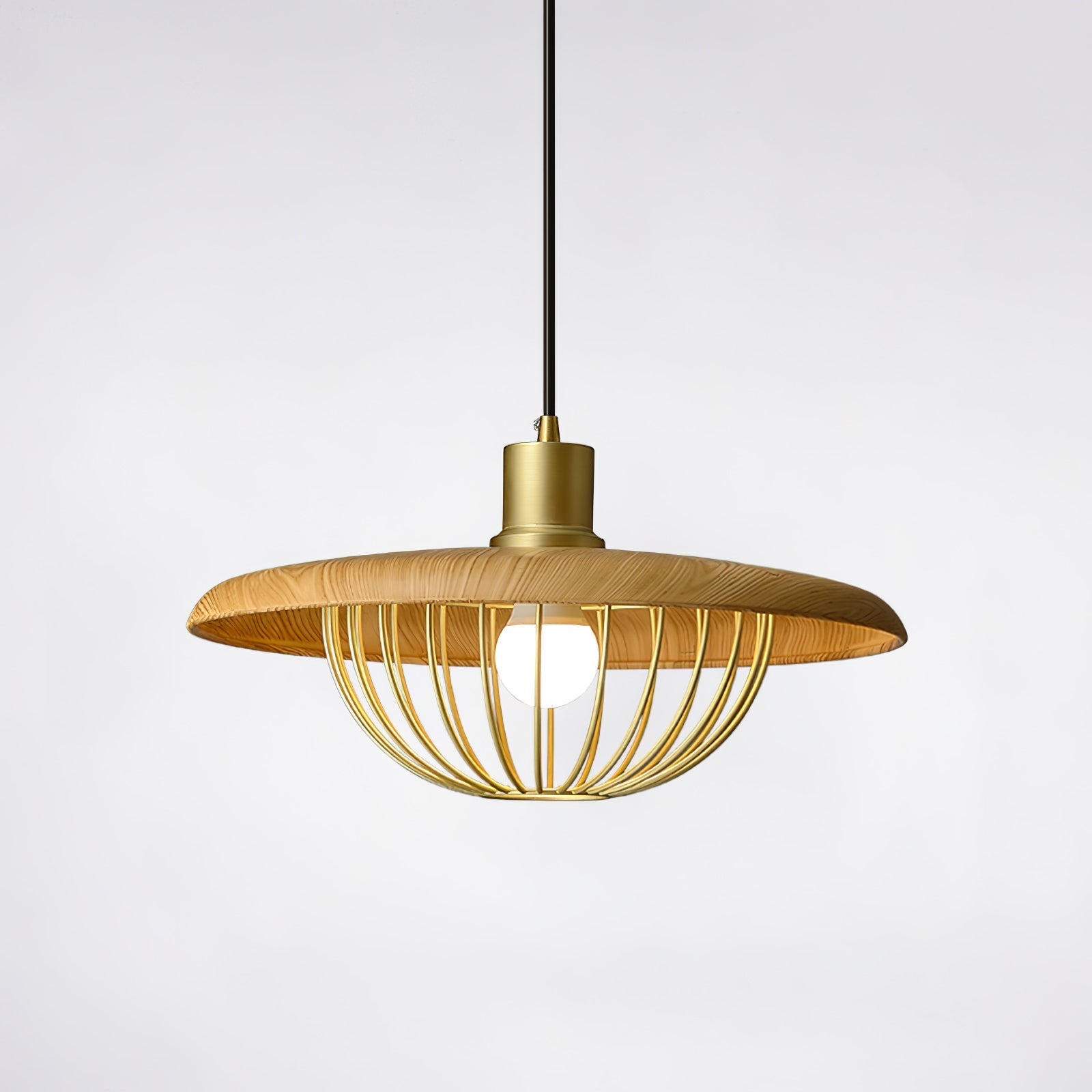 Elanora Wood Retro Vintage Pendant Lamp - Letslighting