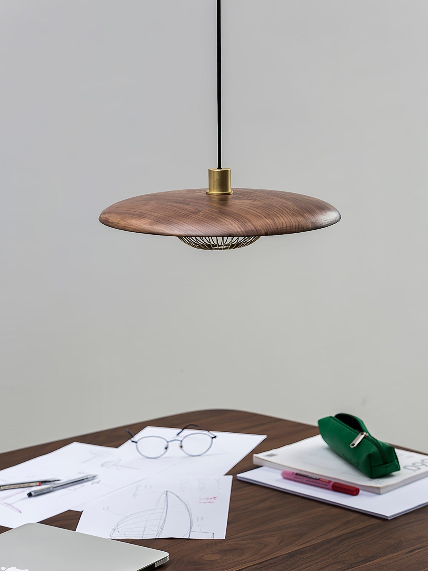 Elanora Wood Retro Vintage Pendant Lamp - Letslighting