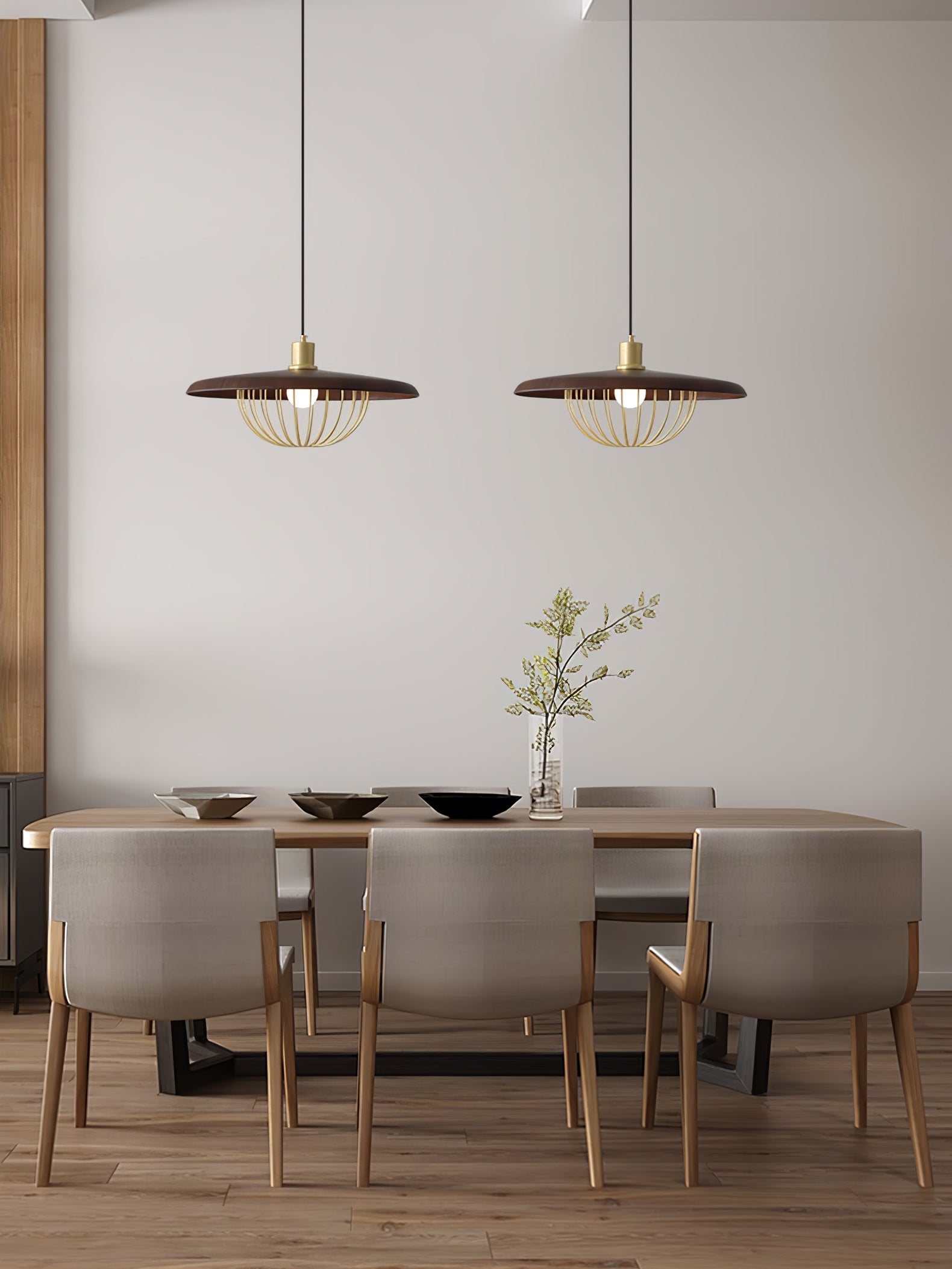 Elanora Wood Retro Vintage Pendant Lamp - Letslighting