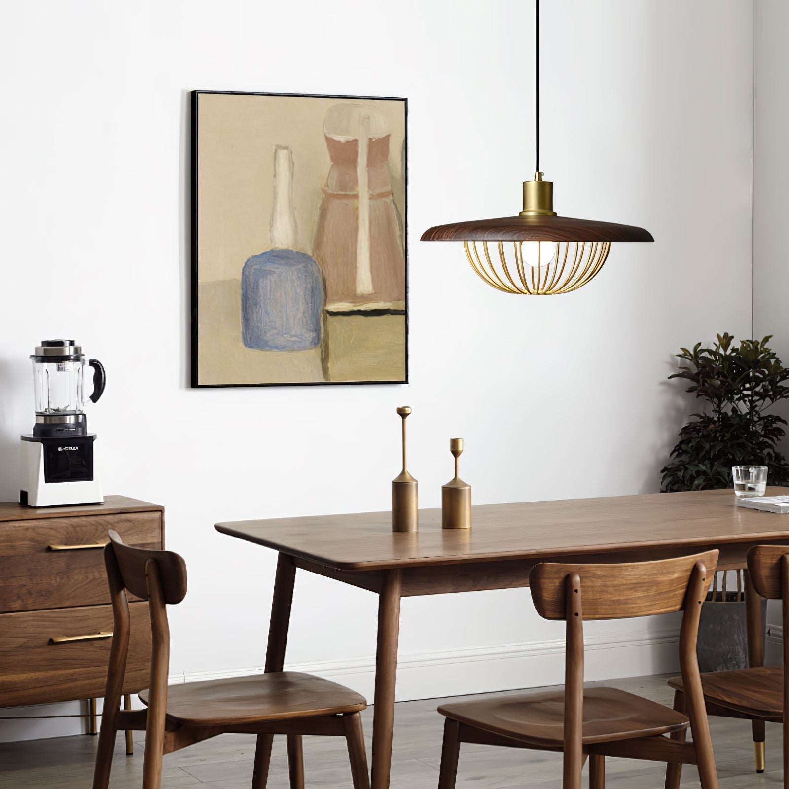 Elanora Wood Retro Vintage Pendant Lamp - Letslighting