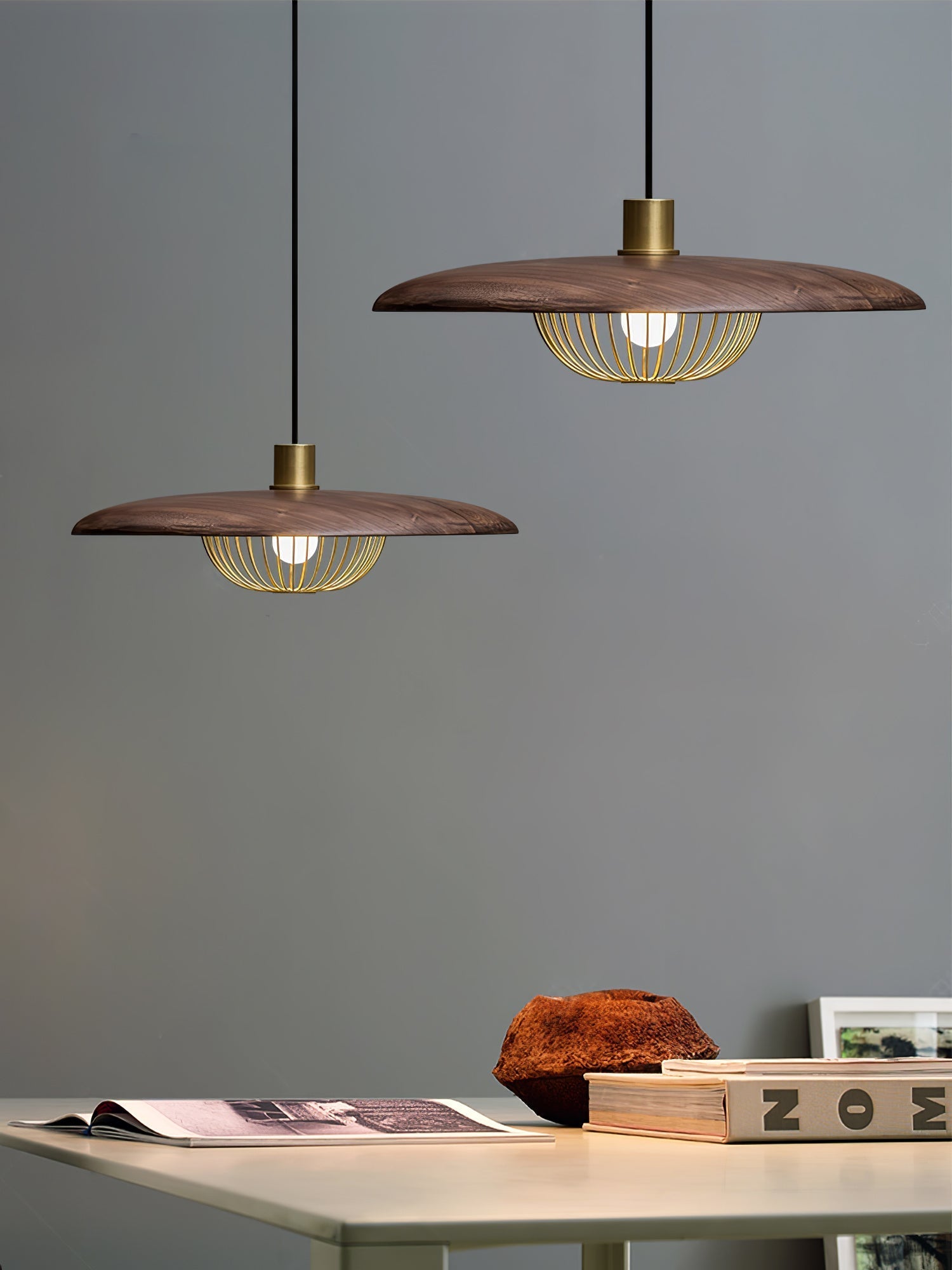 Elanora Wood Retro Vintage Pendant Lamp - Letslighting