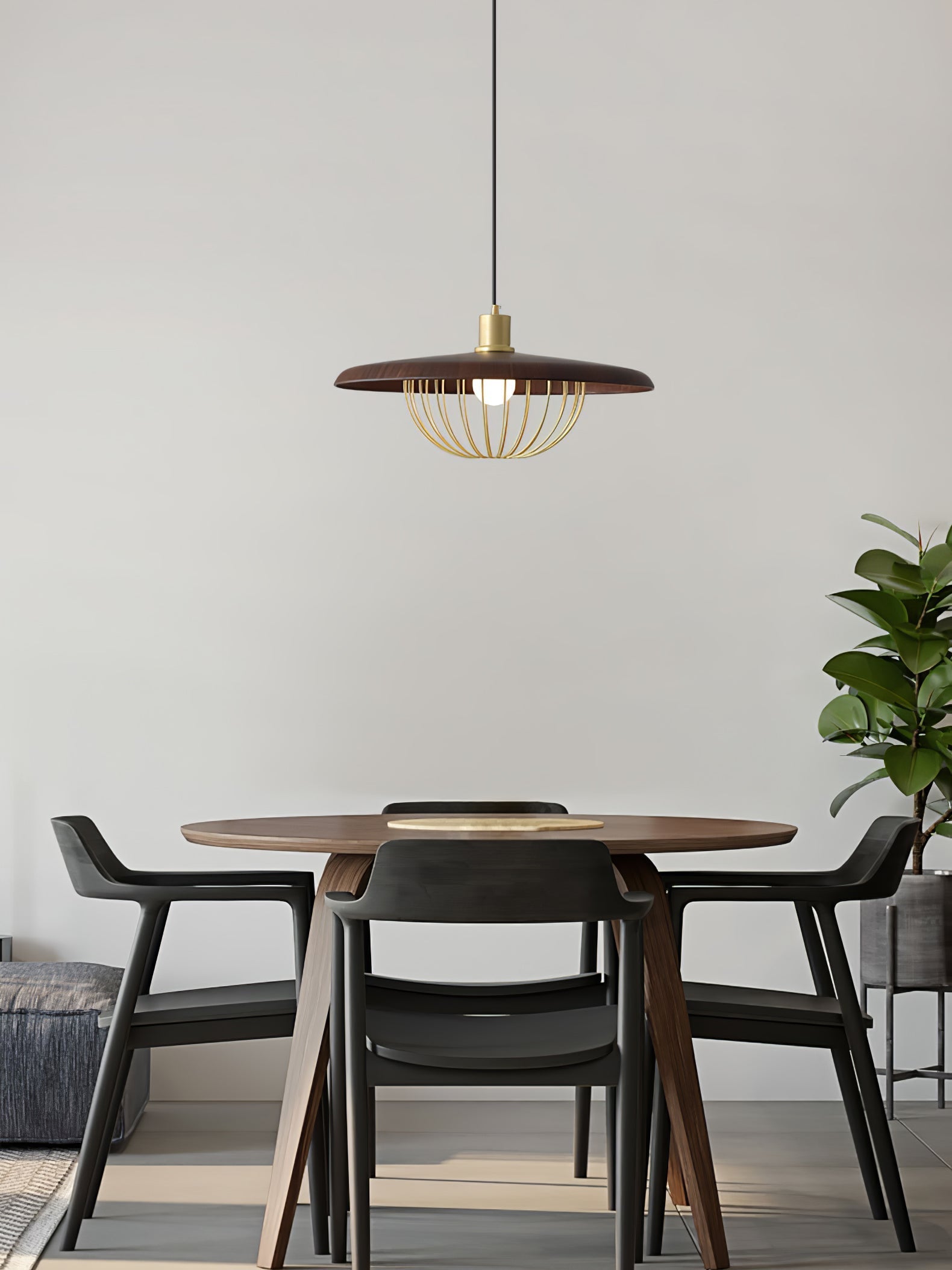 Elanora Wood Retro Vintage Pendant Lamp - Letslighting
