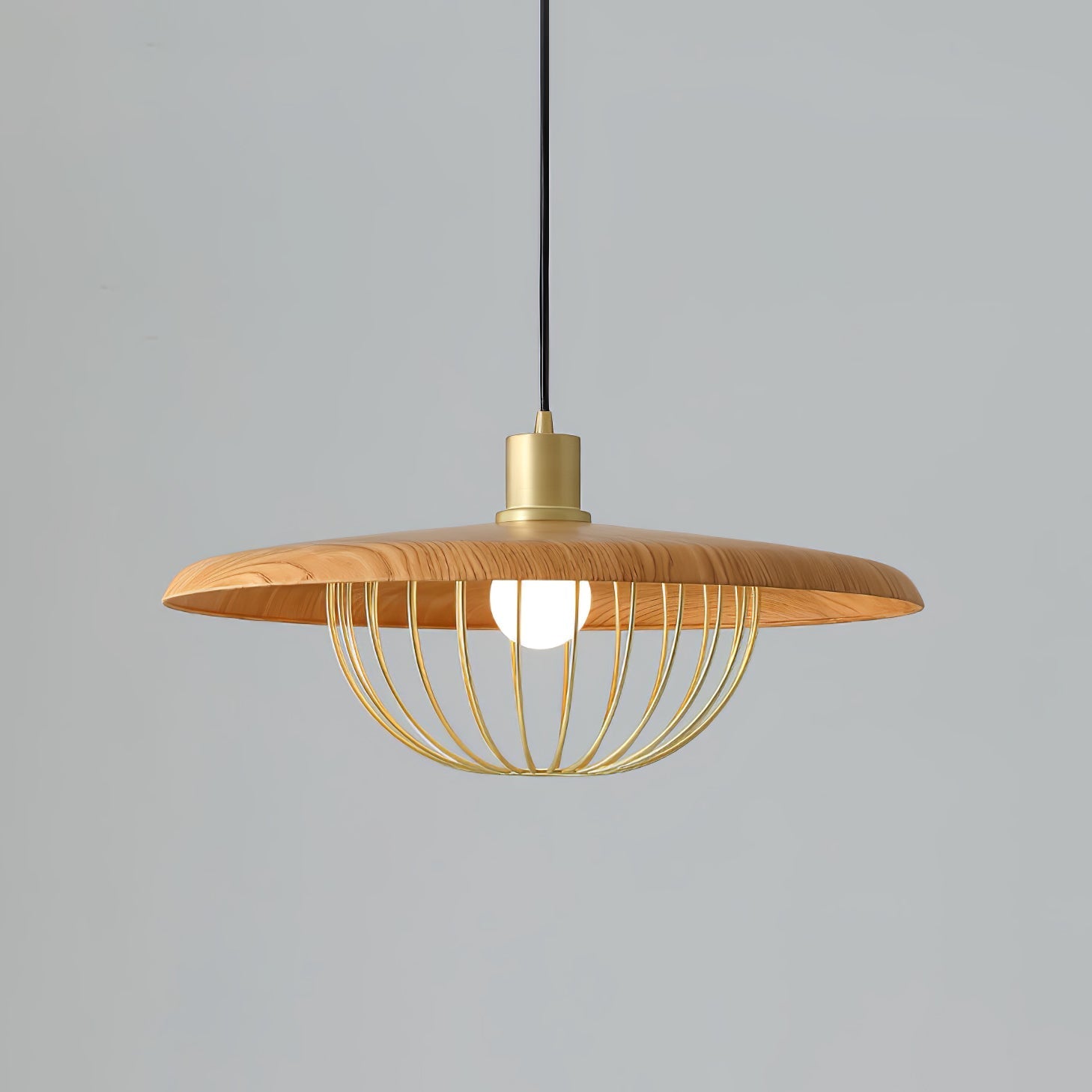 Elanora Wood Retro Vintage Pendant Lamp - Letslighting
