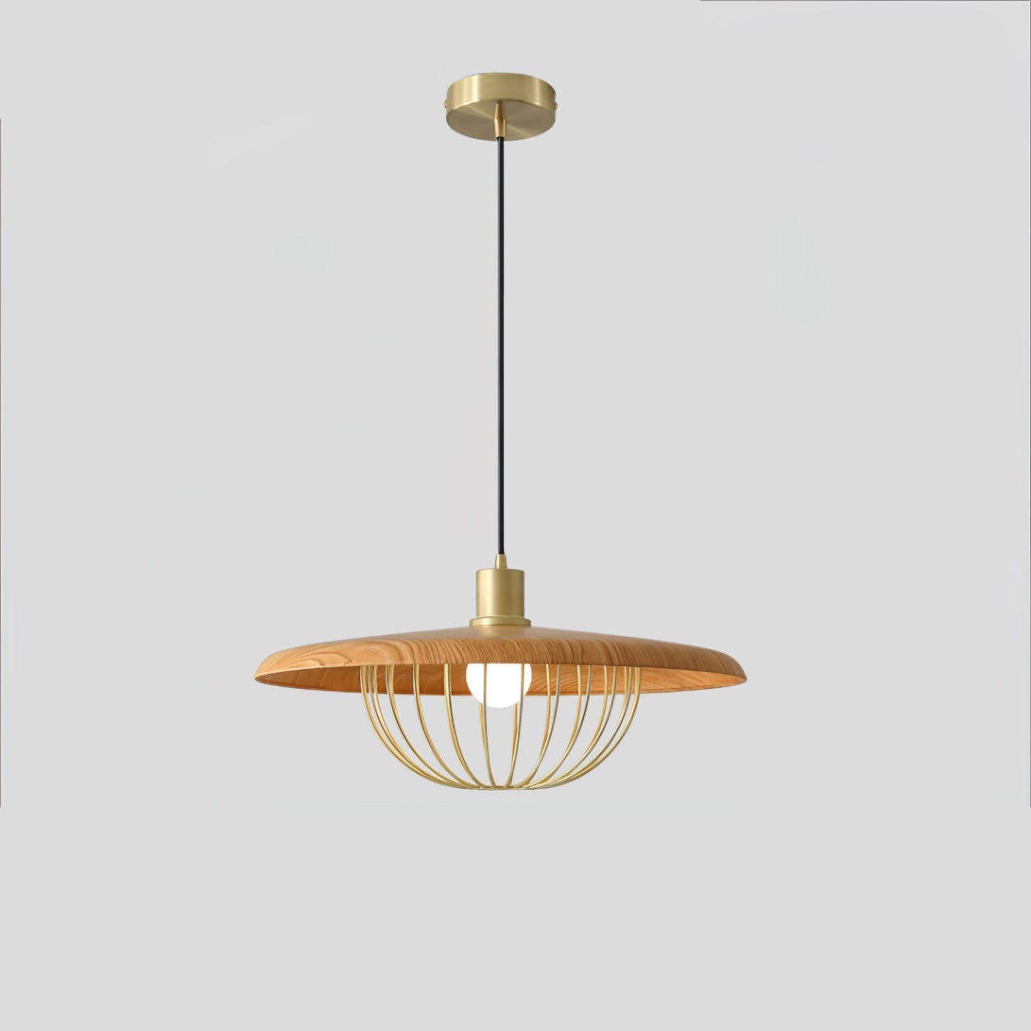 Elanora Wood Retro Vintage Pendant Lamp - Letslighting