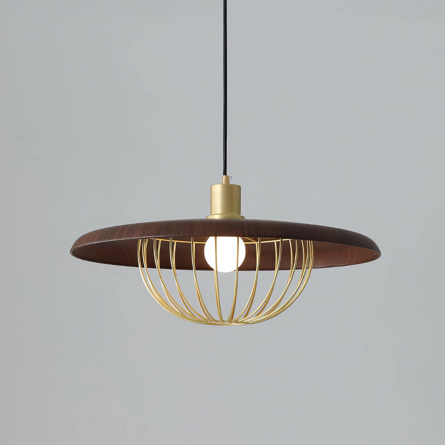 Elanora Wood Retro Vintage Pendant Lamp - Letslighting