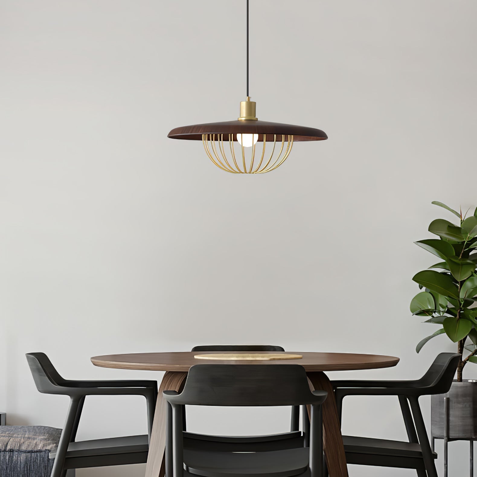Elanora Wood Retro Vintage Pendant Lamp - Letslighting