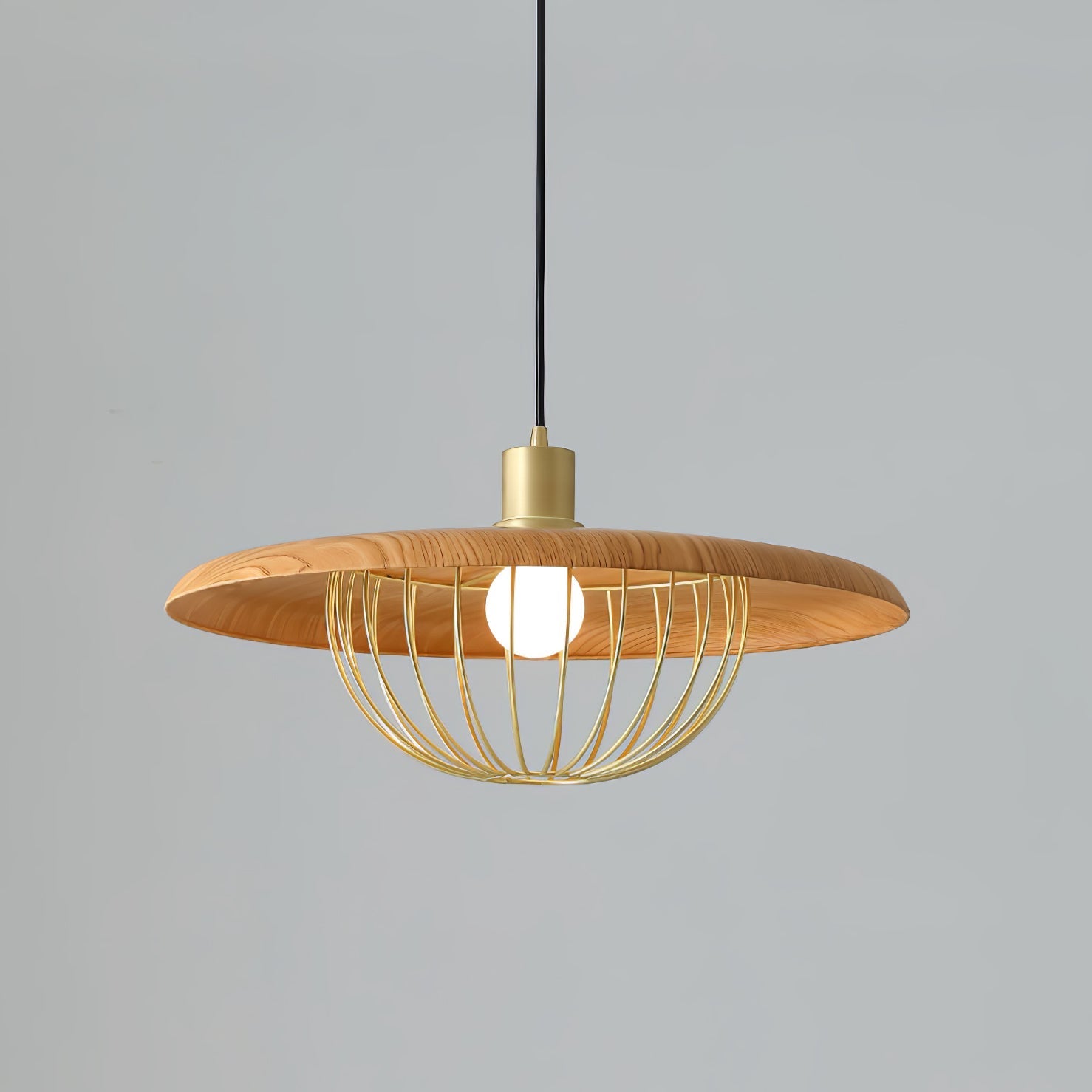 Elanora Wood Retro Vintage Pendant Lamp - Letslighting