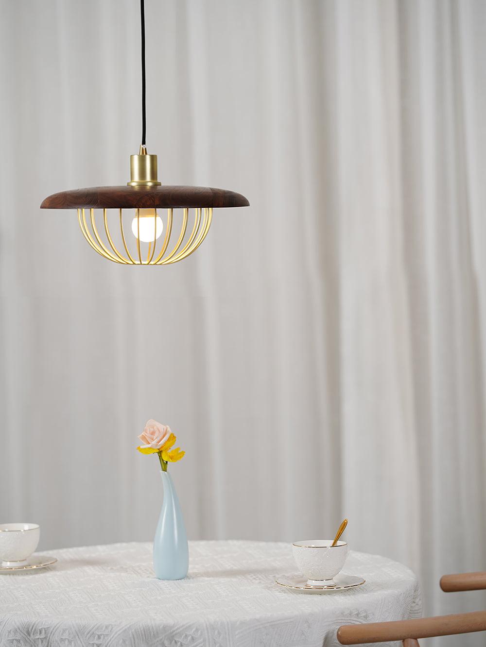 Elanora Wood Retro Vintage Pendant Lamp - Letslighting