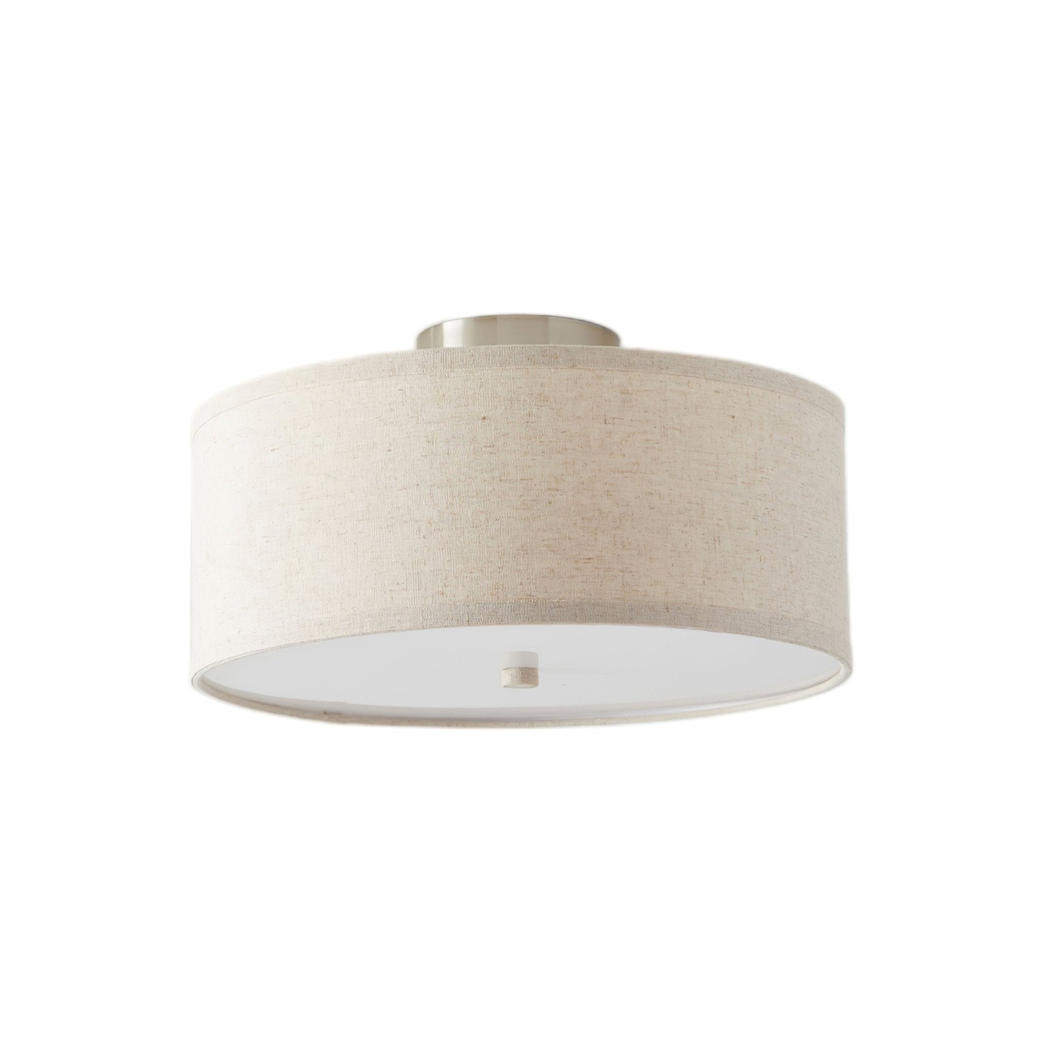 Lustra Ceiling Light Linen Shade Simple Elegant - Letslighting