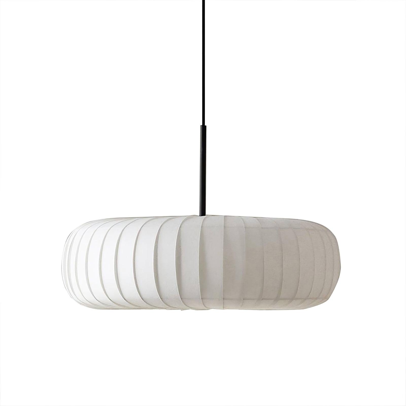 Kathy Pendant Lamp Fabric Layered Round - Letslighting
